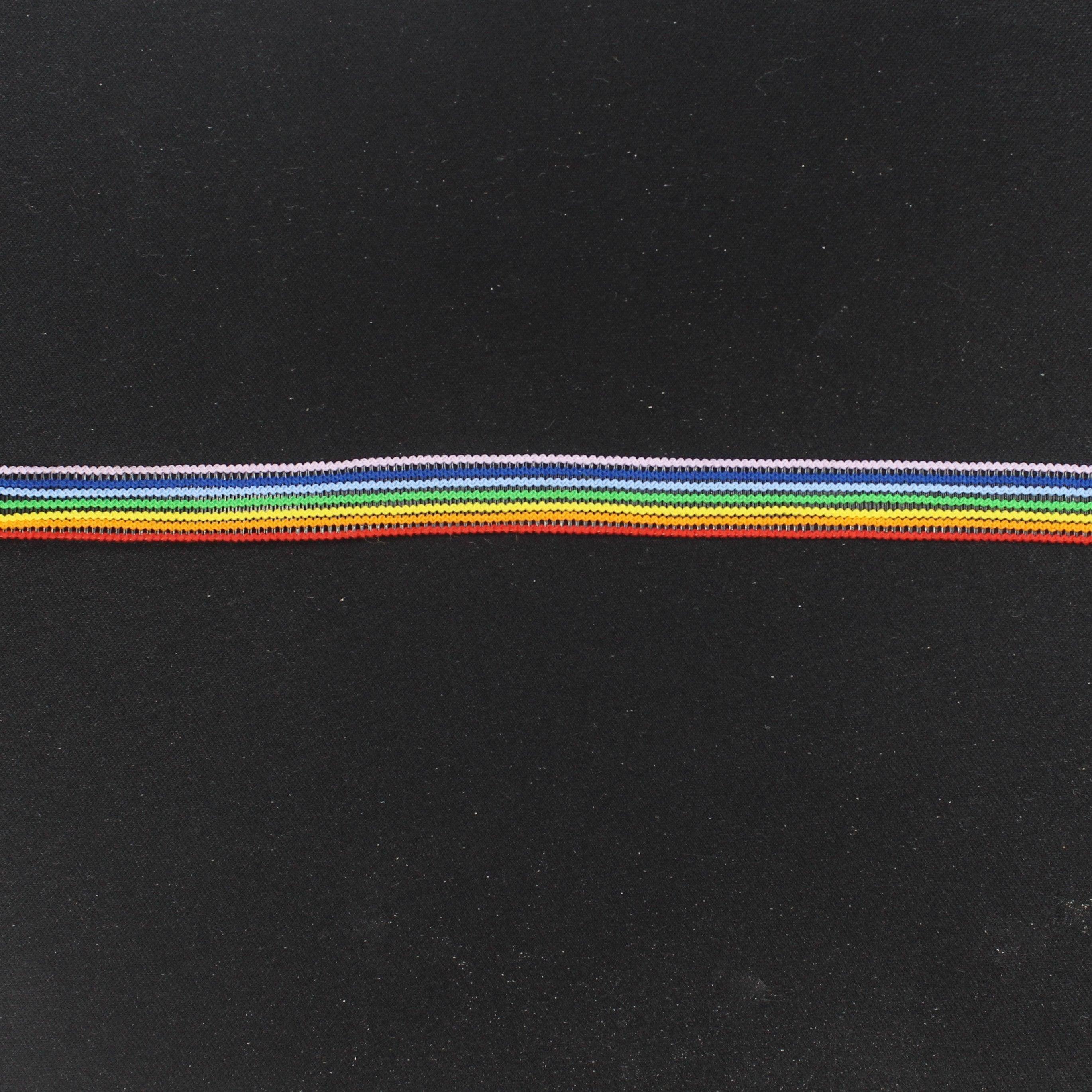 10 M Rainbow Elastic 10mm - ACCESSOIRES LEDUC BV