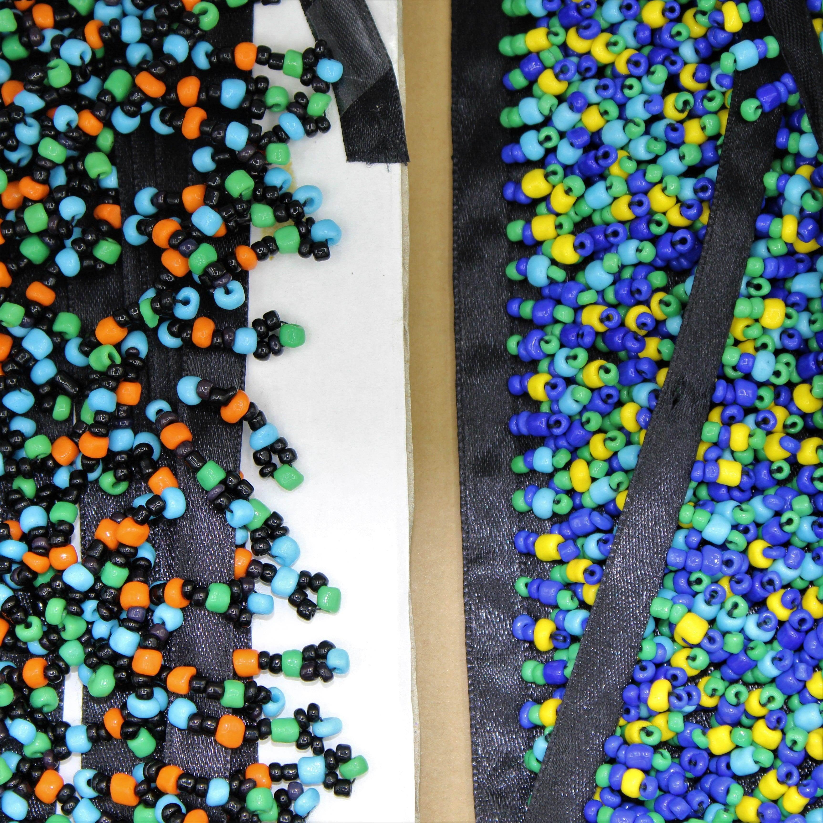3x Meters Ribbon with Pearls of different colors - ACCESSOIRES LEDUC BV