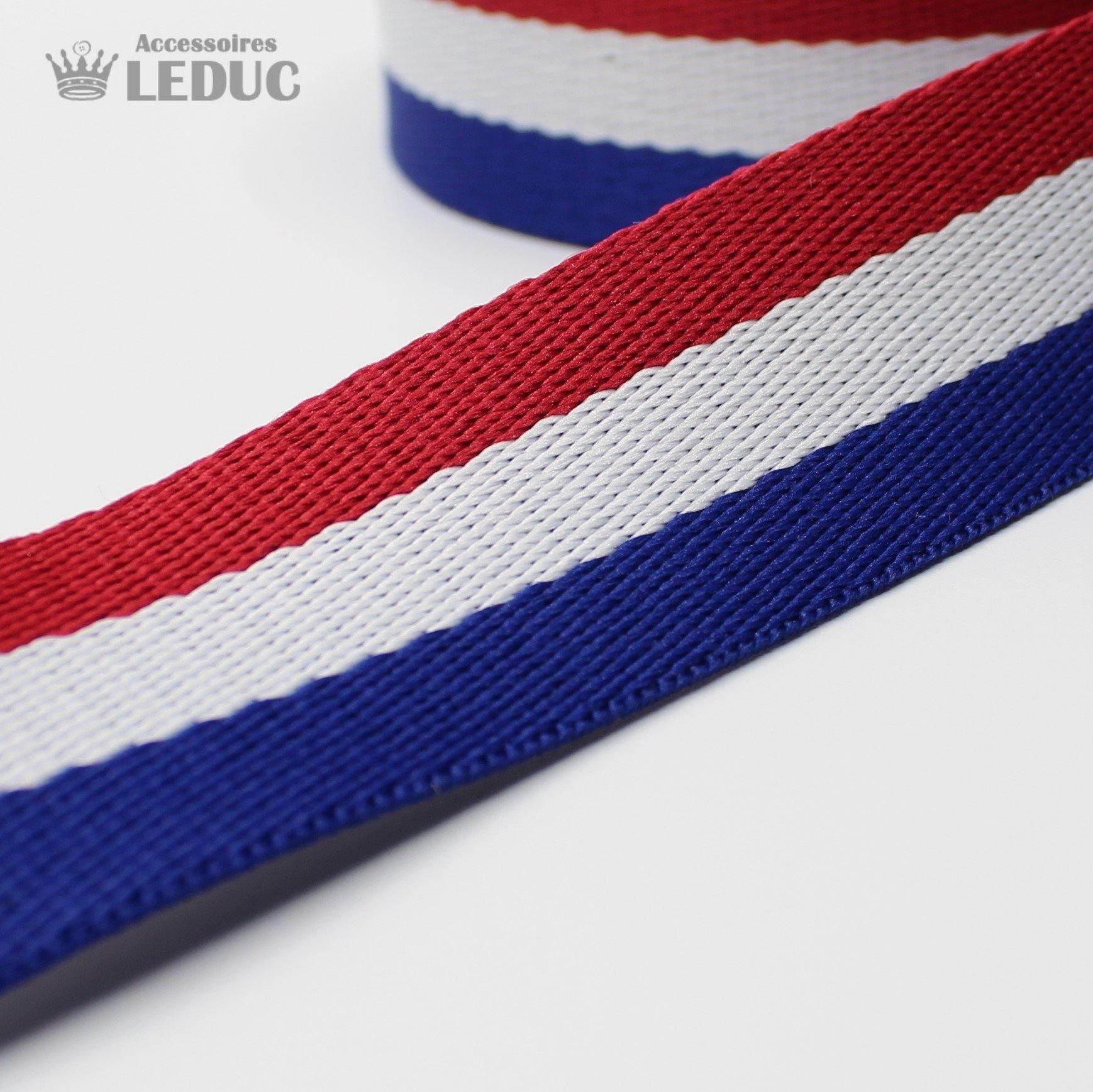 5 meters 40mm Striped Webbing #RUB1907 - ACCESSOIRES LEDUC BV