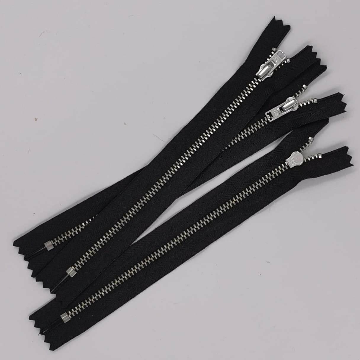 YKK - 20cm Trouser Metal Zipper - Super Strong - ACCESSOIRES LEDUC BV