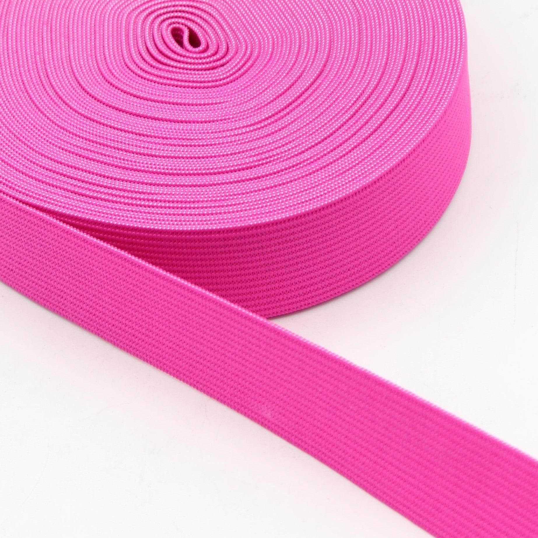 10 METERS - coloured ELASTIC 25MM #ELA1979 - ACCESSOIRES LEDUC BV