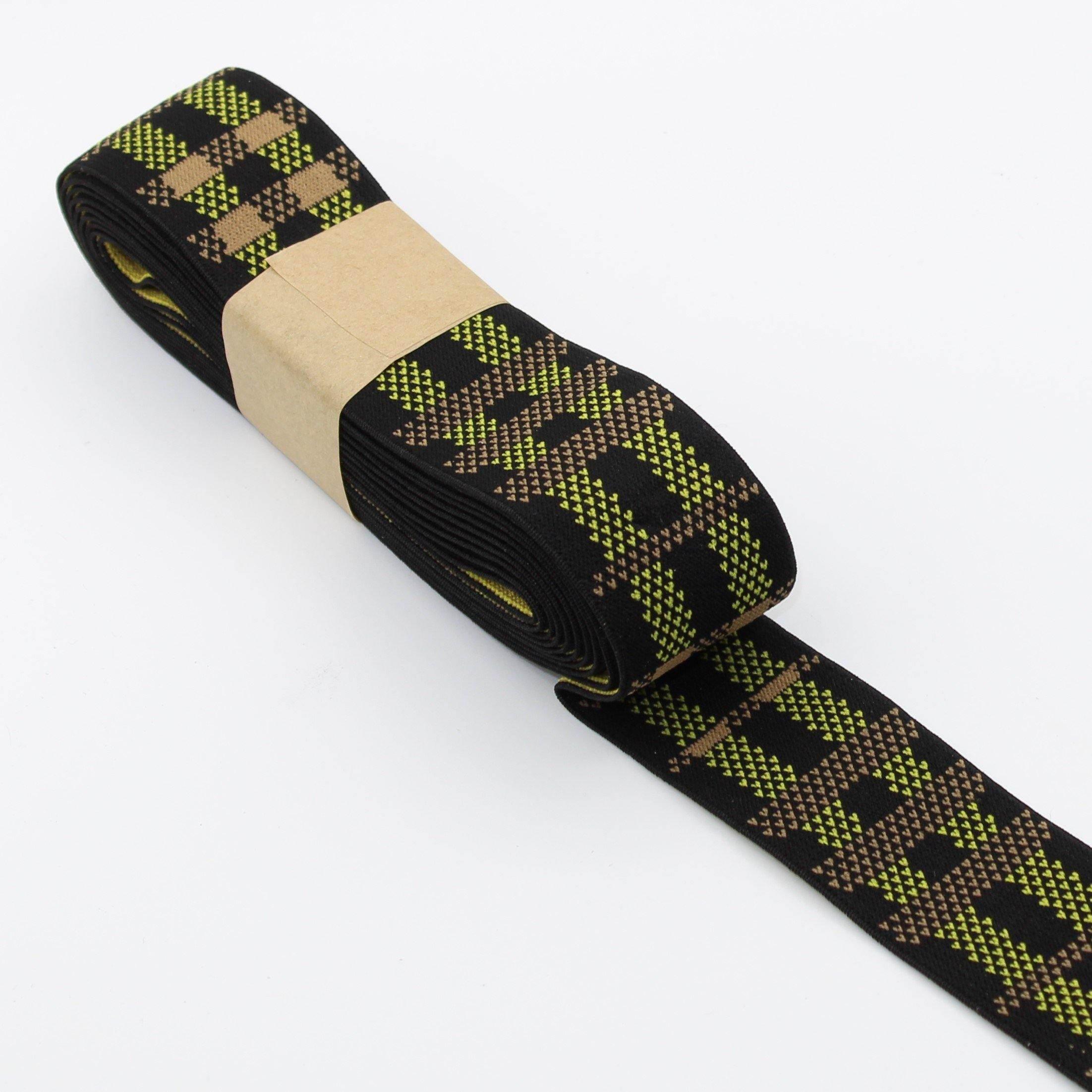 5 METERS - 40mm Fancy Elastic #ELA2524 - ACCESSOIRES LEDUC BV