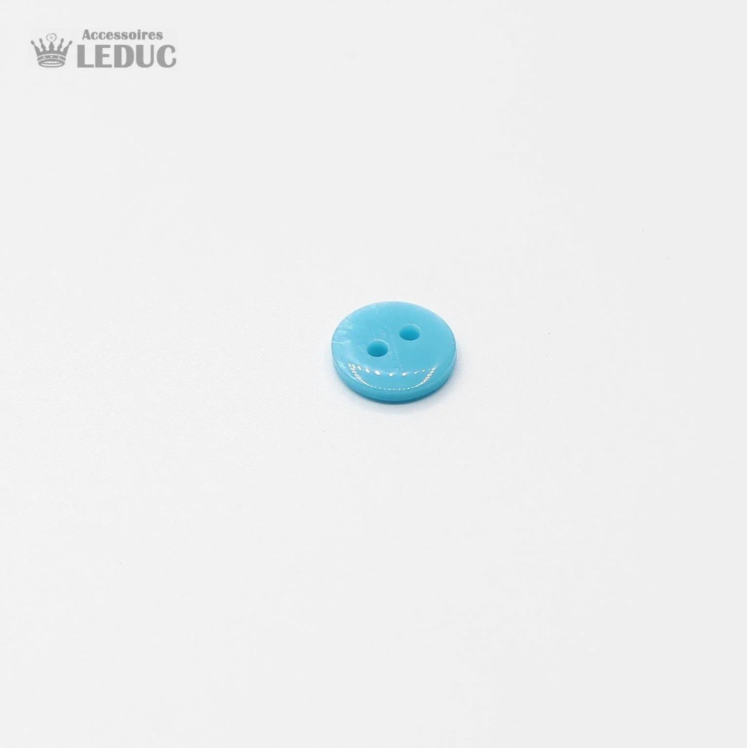50 pieces - 2 Holes Polyester Button for Blouses 13mm (20") - (KP2 105 20") - ACCESSOIRES LEDUC