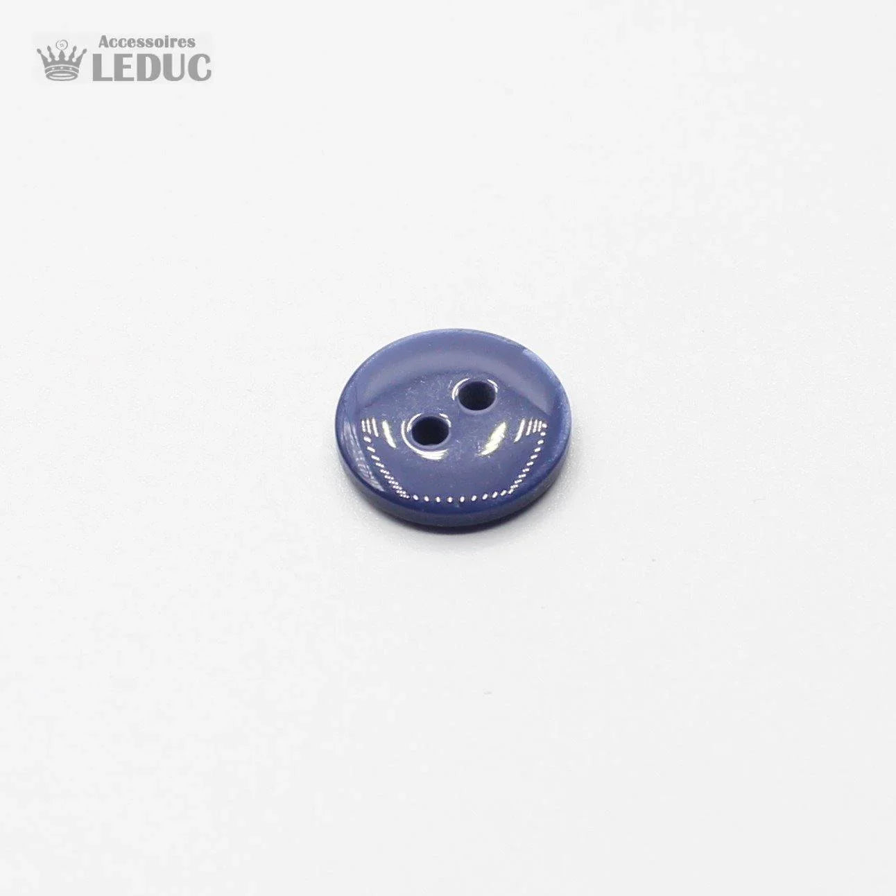 50 pieces - 2 Holes Polyester Button for Blouses 13mm (20") - (KP2 105 20") - ACCESSOIRES LEDUC