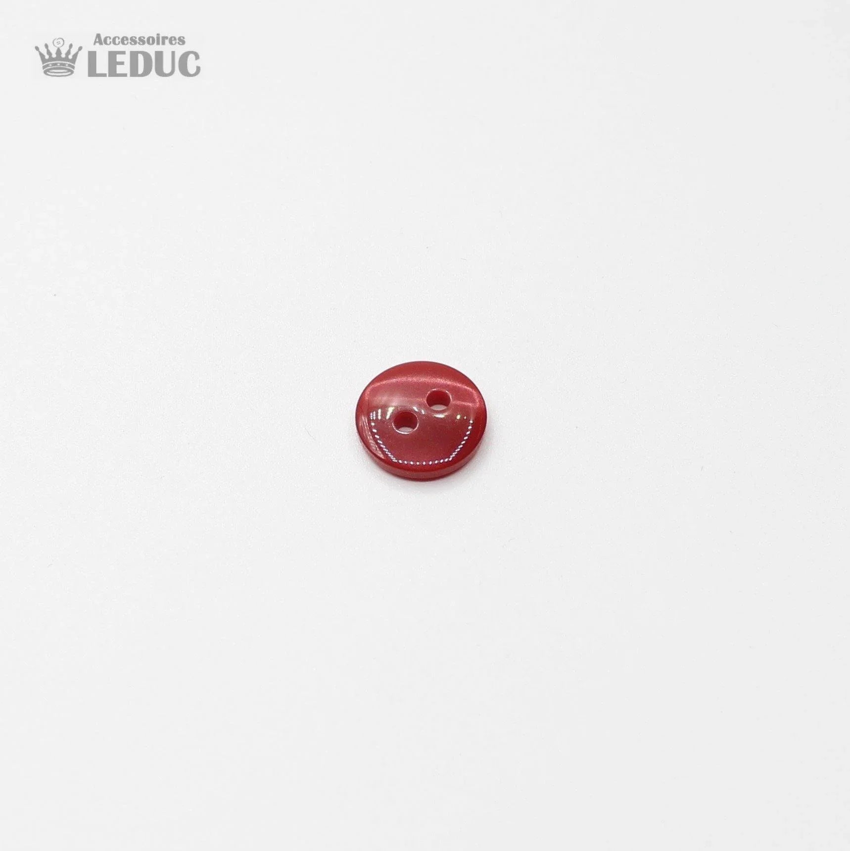 50 pieces - 2 Holes Polyester Button for Blouses 13mm (20") - (KP2 105 20") - ACCESSOIRES LEDUC