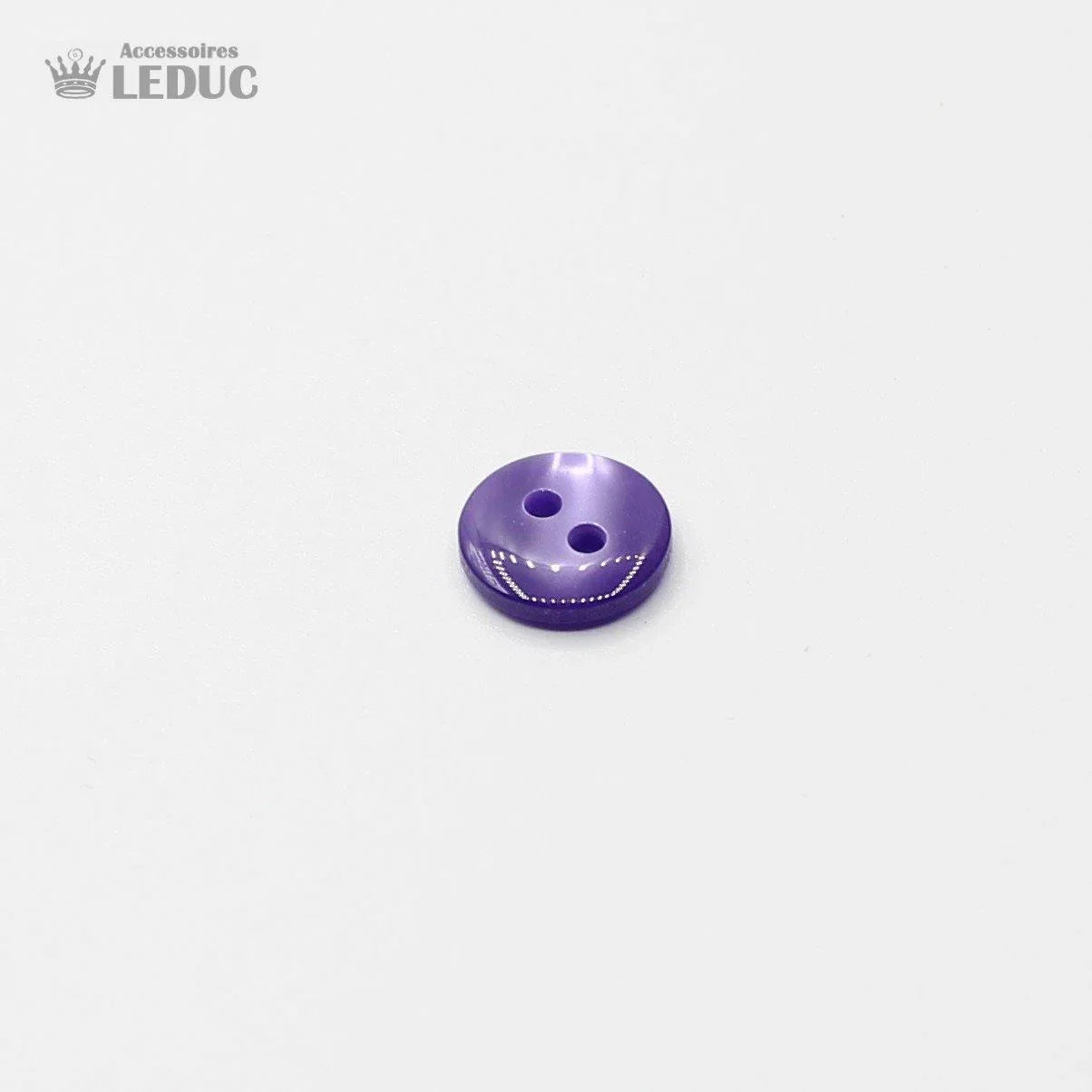 50 pieces - 2 Holes Polyester Button for Blouses 13mm (20") - (KP2 105 20") - ACCESSOIRES LEDUC