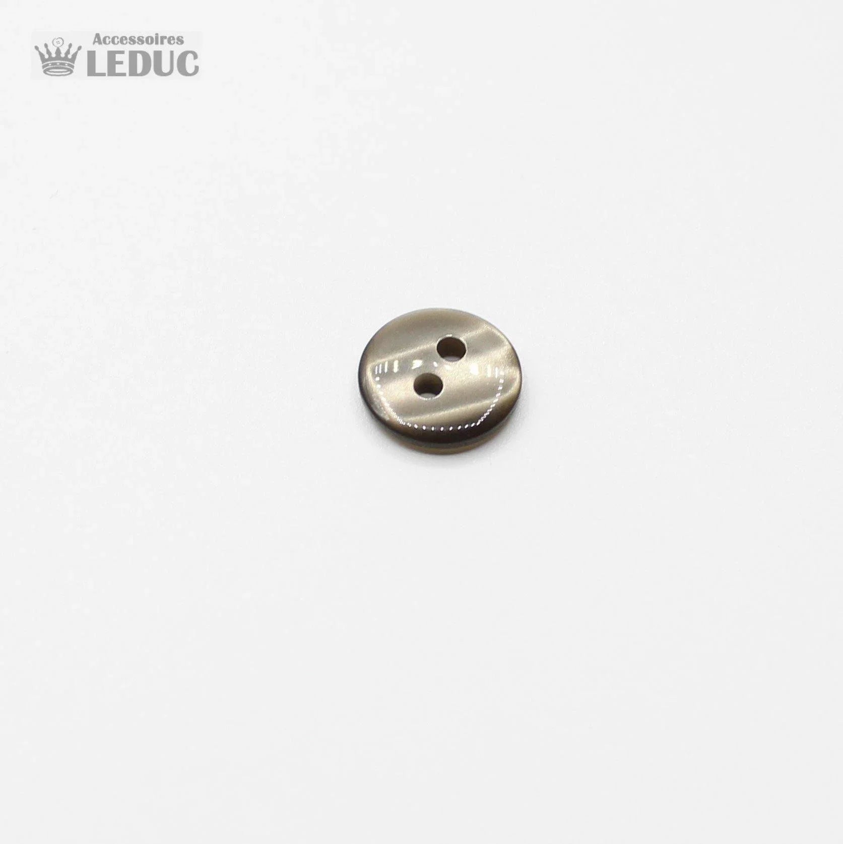50 pieces - 2 Holes Polyester Button for Blouses 13mm (20") - (KP2 105 20") - ACCESSOIRES LEDUC