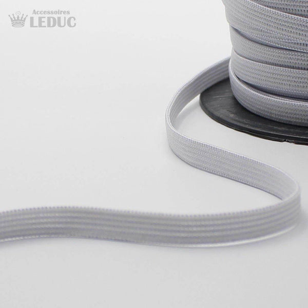 100 METERS - 6mm WHITE or BLACK KNITTED Elastic - ACCESSOIRES LEDUC BV