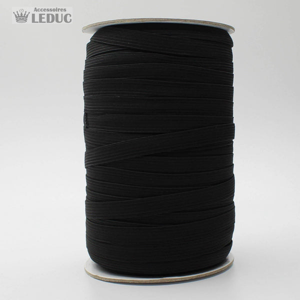 165mt / 4.5mm / Black Elastic - ACCESSOIRES LEDUC BV