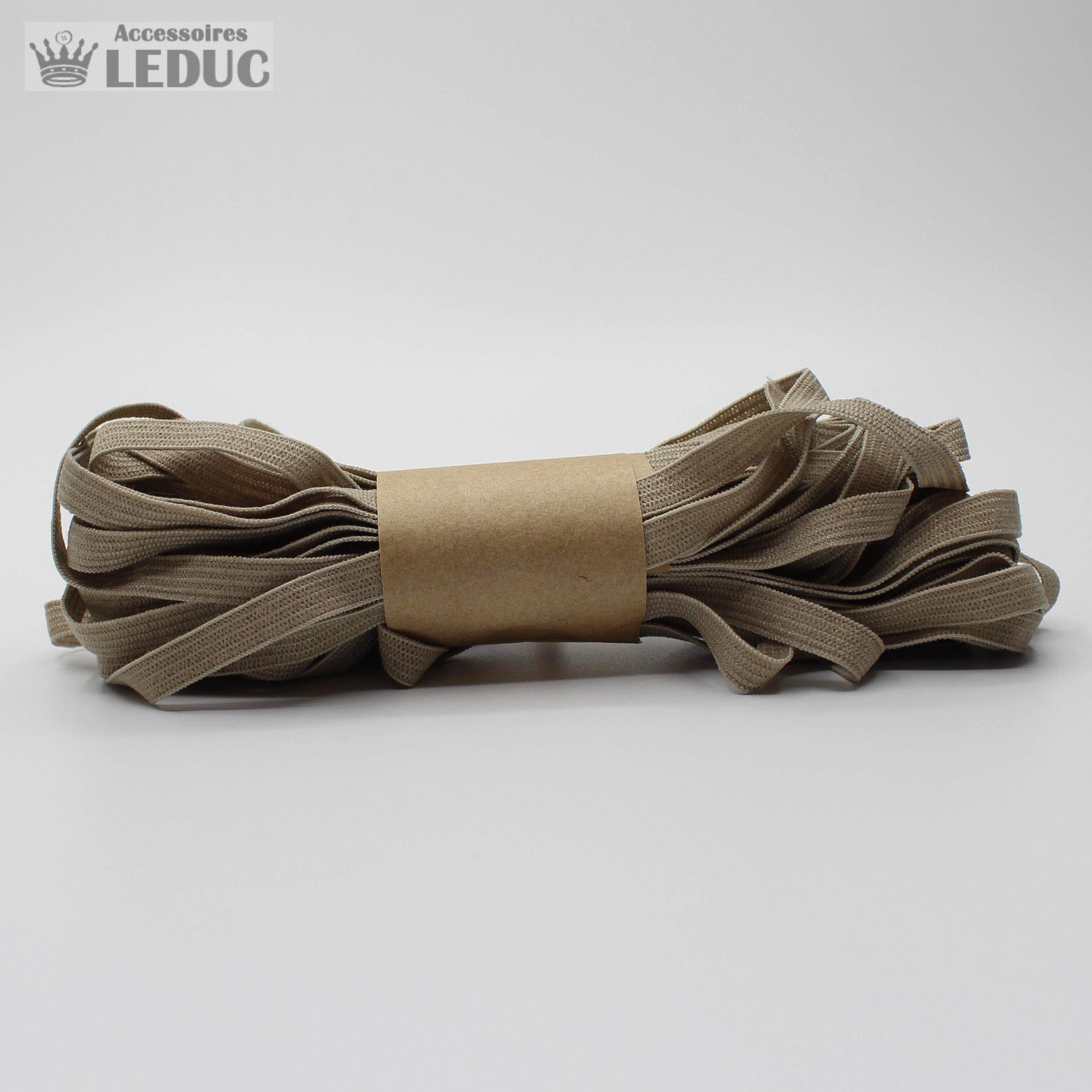 10 METERS - 6mm COLOURED Braided Elastic - ACCESSOIRES LEDUC BV
