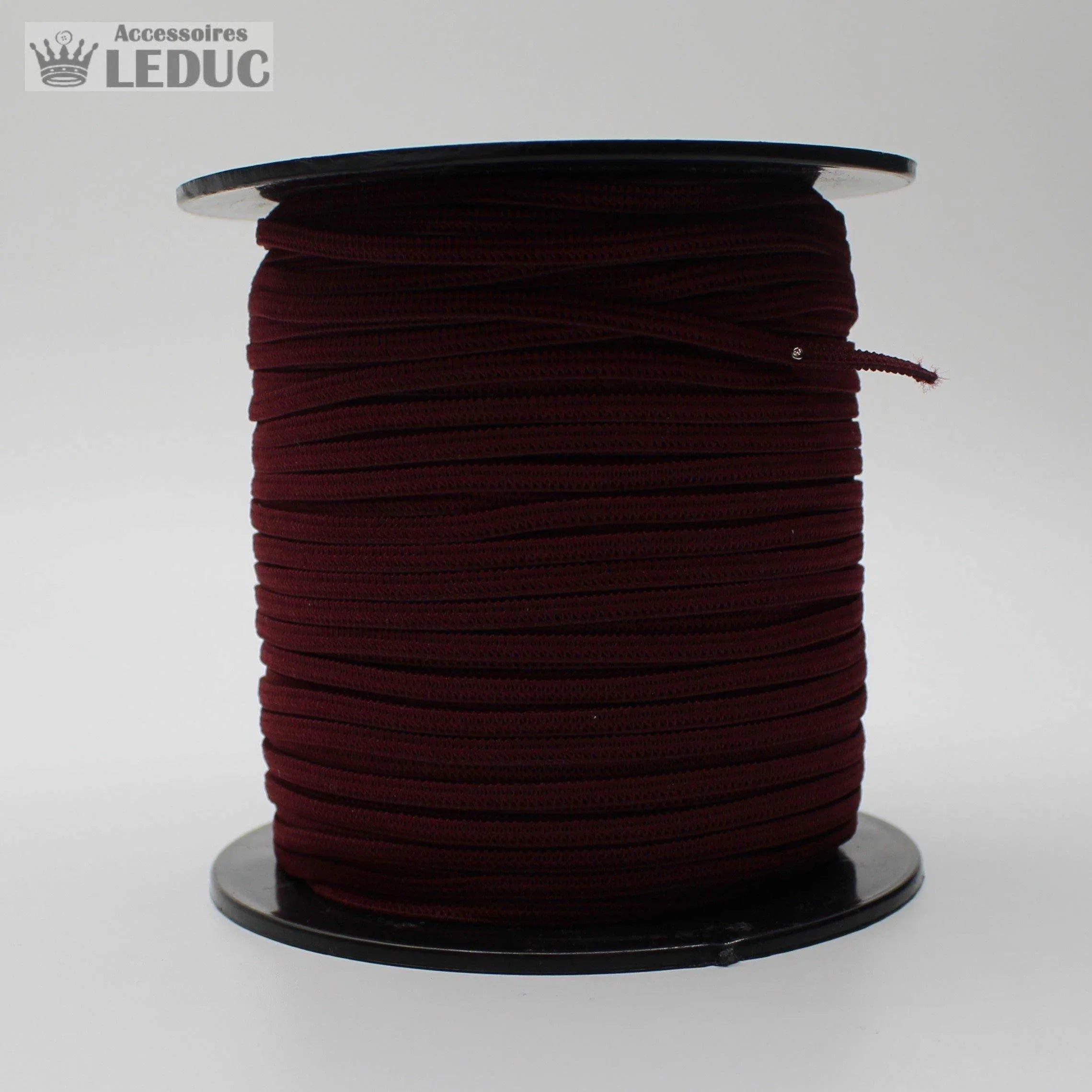100 METRES - 3mm KNITTED Coloured Elastic - ACCESSOIRES LEDUC BV