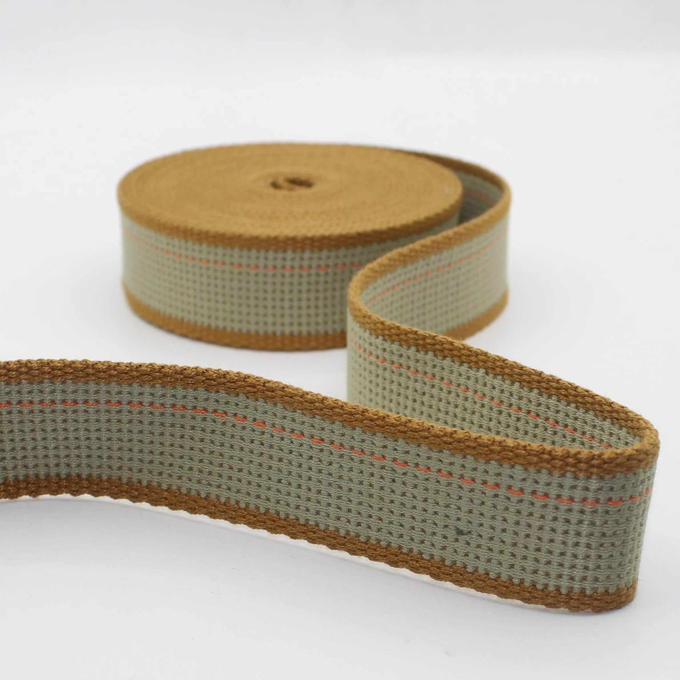 5 meters Fine Stripes Webbing 30mm #RUB3503 - ACCESSOIRES LEDUC BV