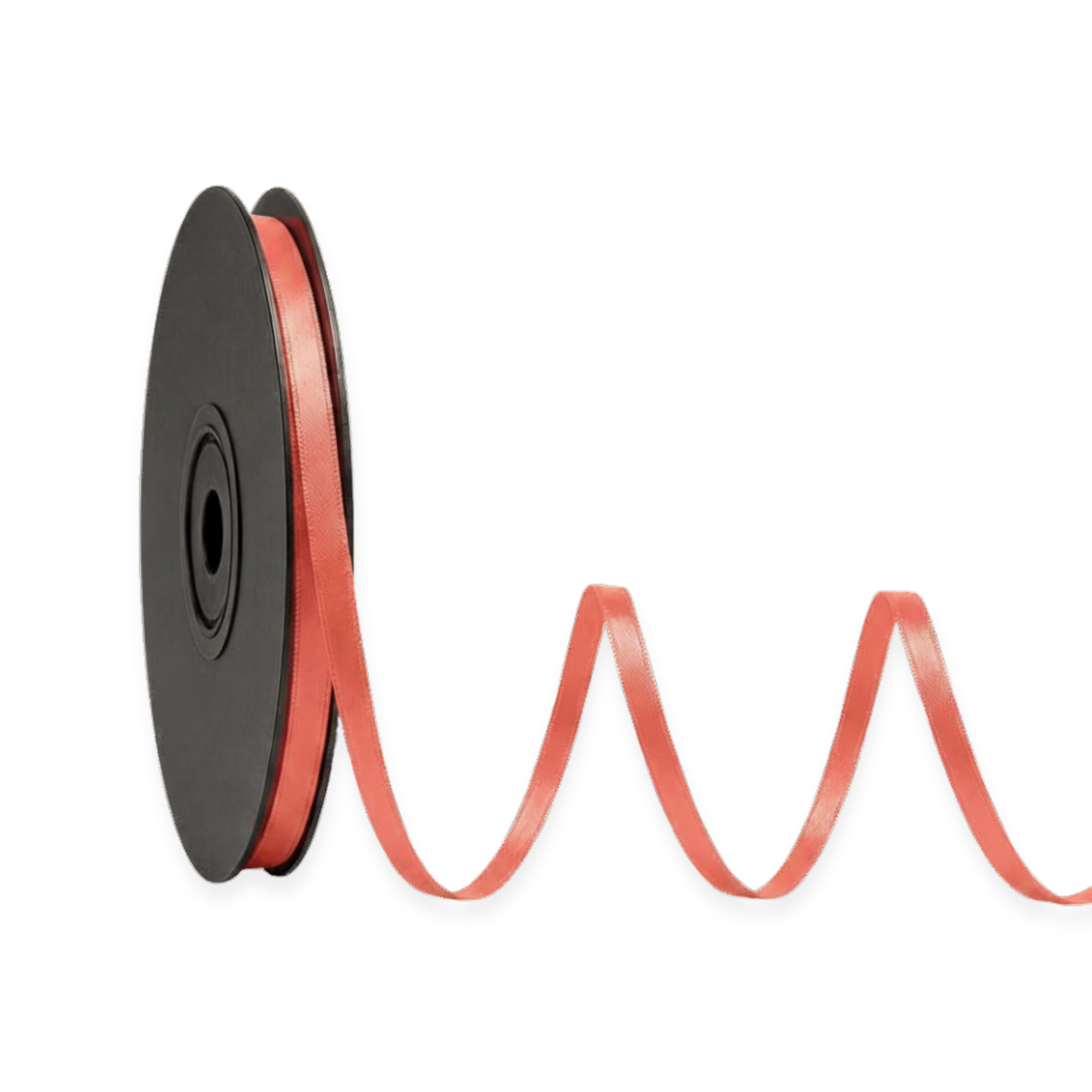 Deluxe-Satinbandrolle, beidseitig verwendbar, 25 m – Breiten 3–63 mm – Oeko-Tex Standard 100
