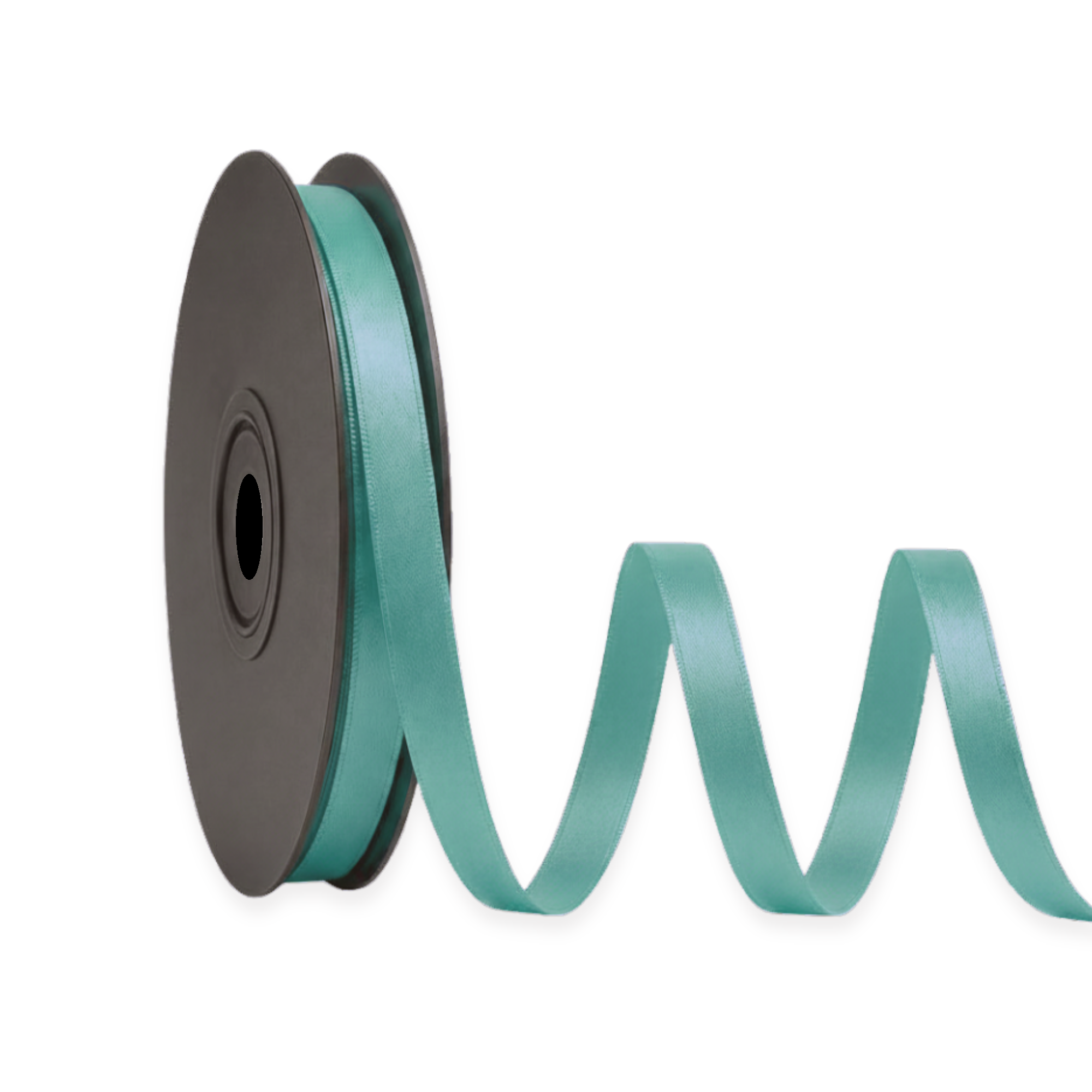 Deluxe-Satinbandrolle, beidseitig verwendbar, 25 m – Breiten 3–63 mm – Oeko-Tex Standard 100