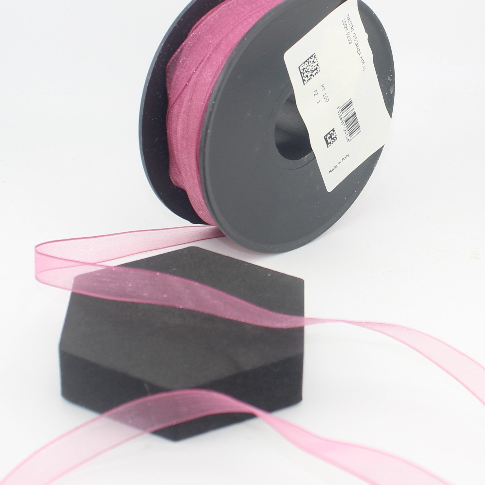 Italienisches Organza-Band, 10 m | Transparentes Band für Hochzeiten und Geschenkverpackungen