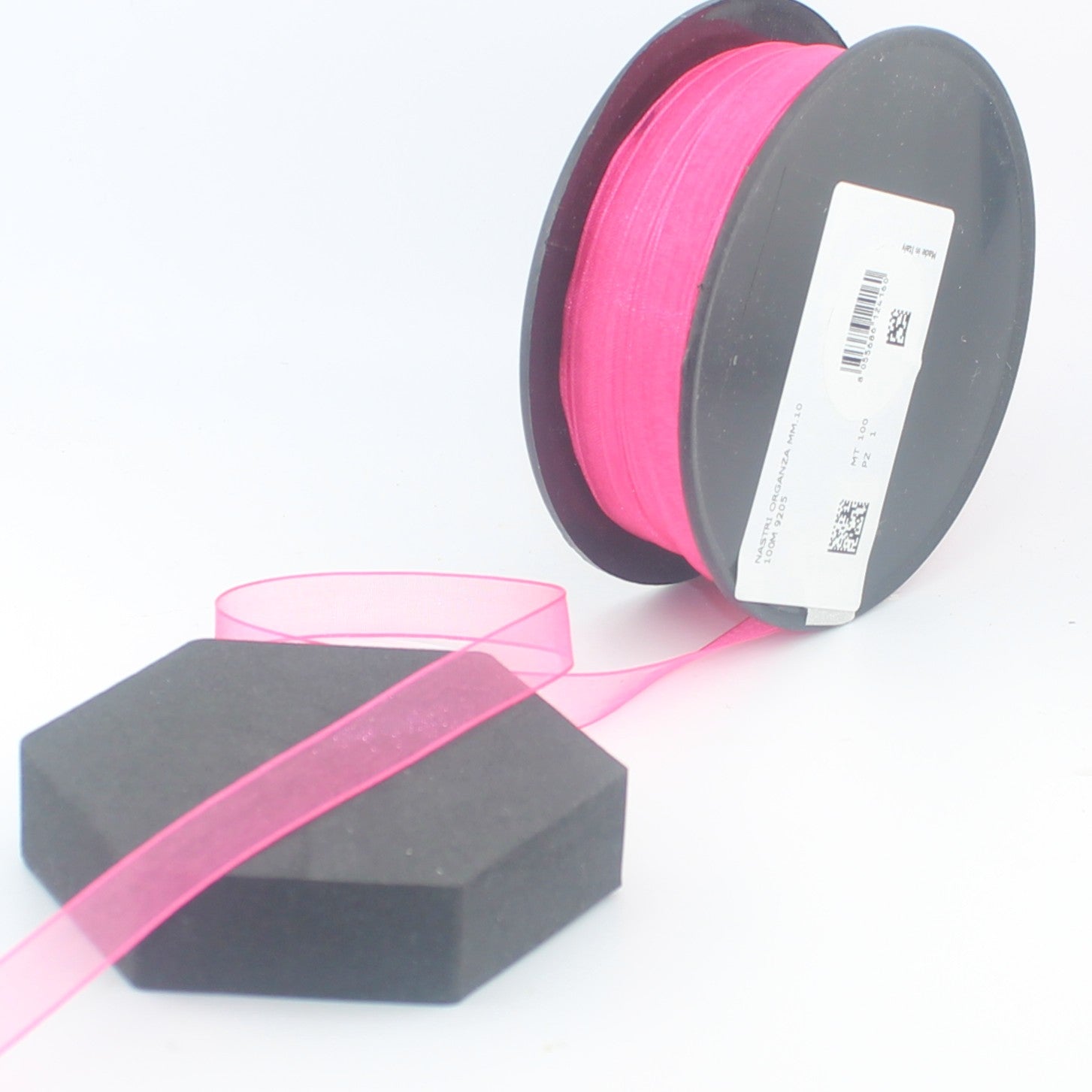 Italienisches Organza-Band, 10 m | Transparentes Band für Hochzeiten und Geschenkverpackungen