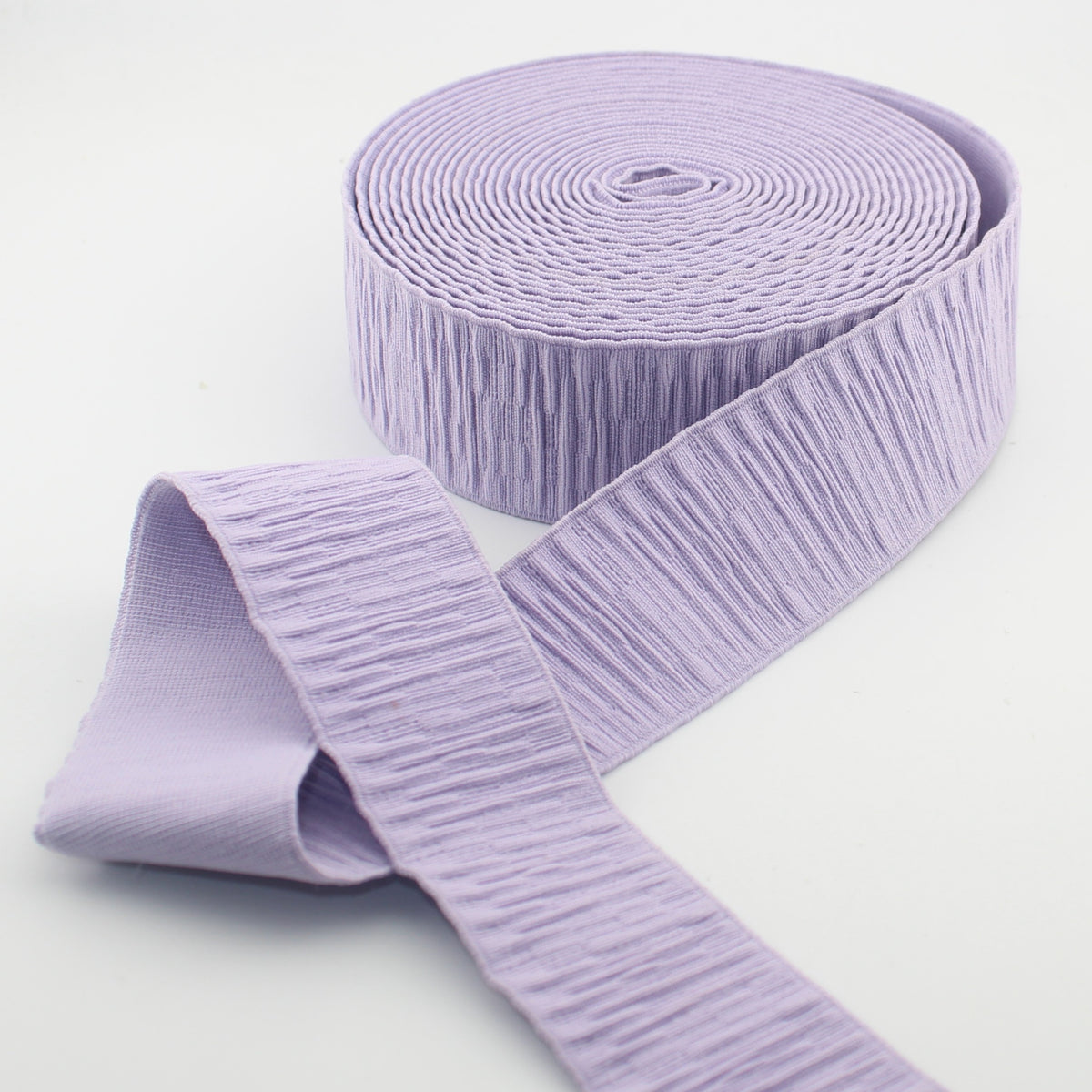 5 meter 40mm Flat Woven Elastic with Pleated Effect – Multiple Colours - ELA3618
