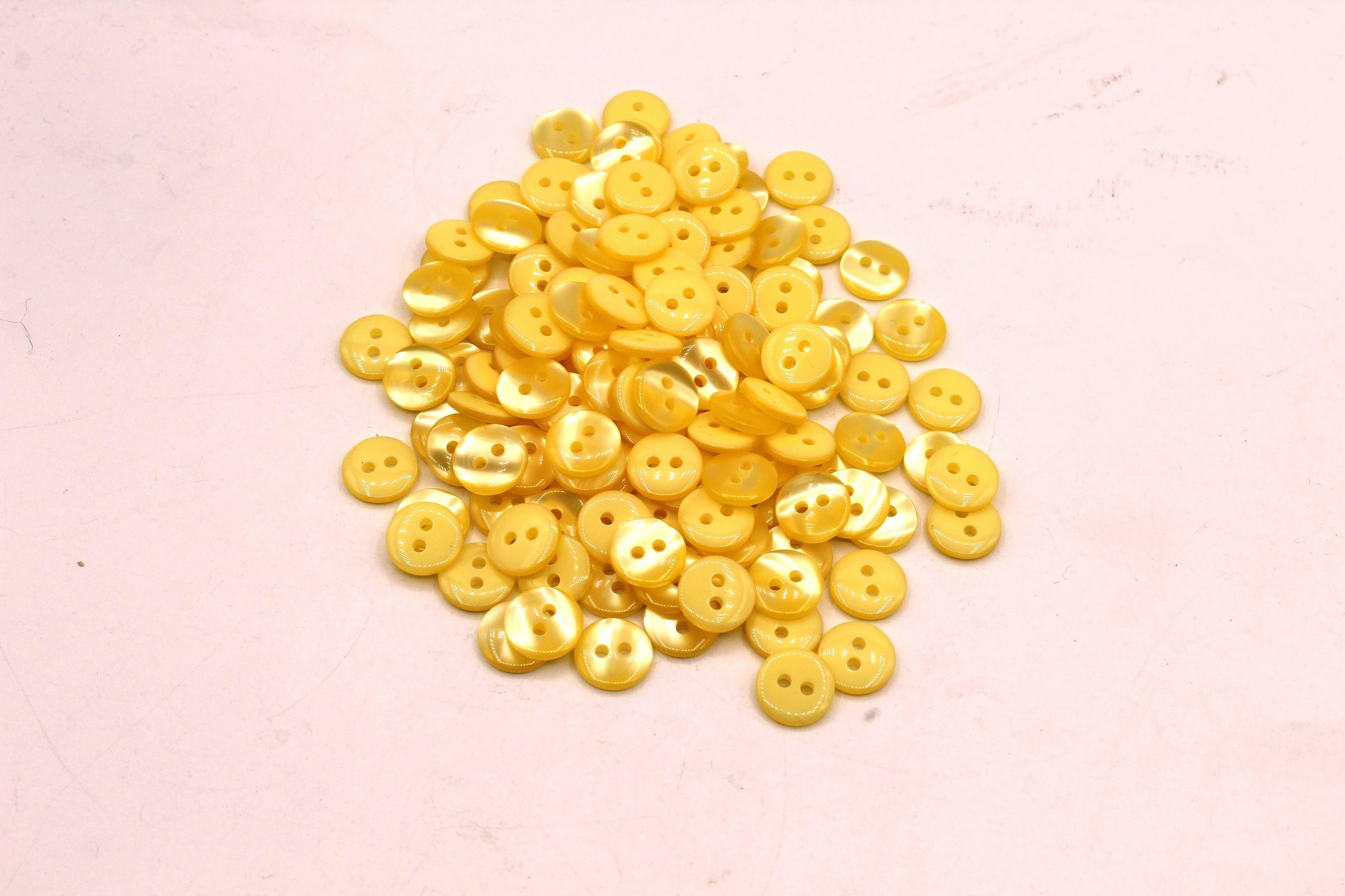 50 pieces 11mm - 2 Holes Polyester Button for Blouses (18") - (KP2 105 18") - ACCESSOIRES LEDUC BV