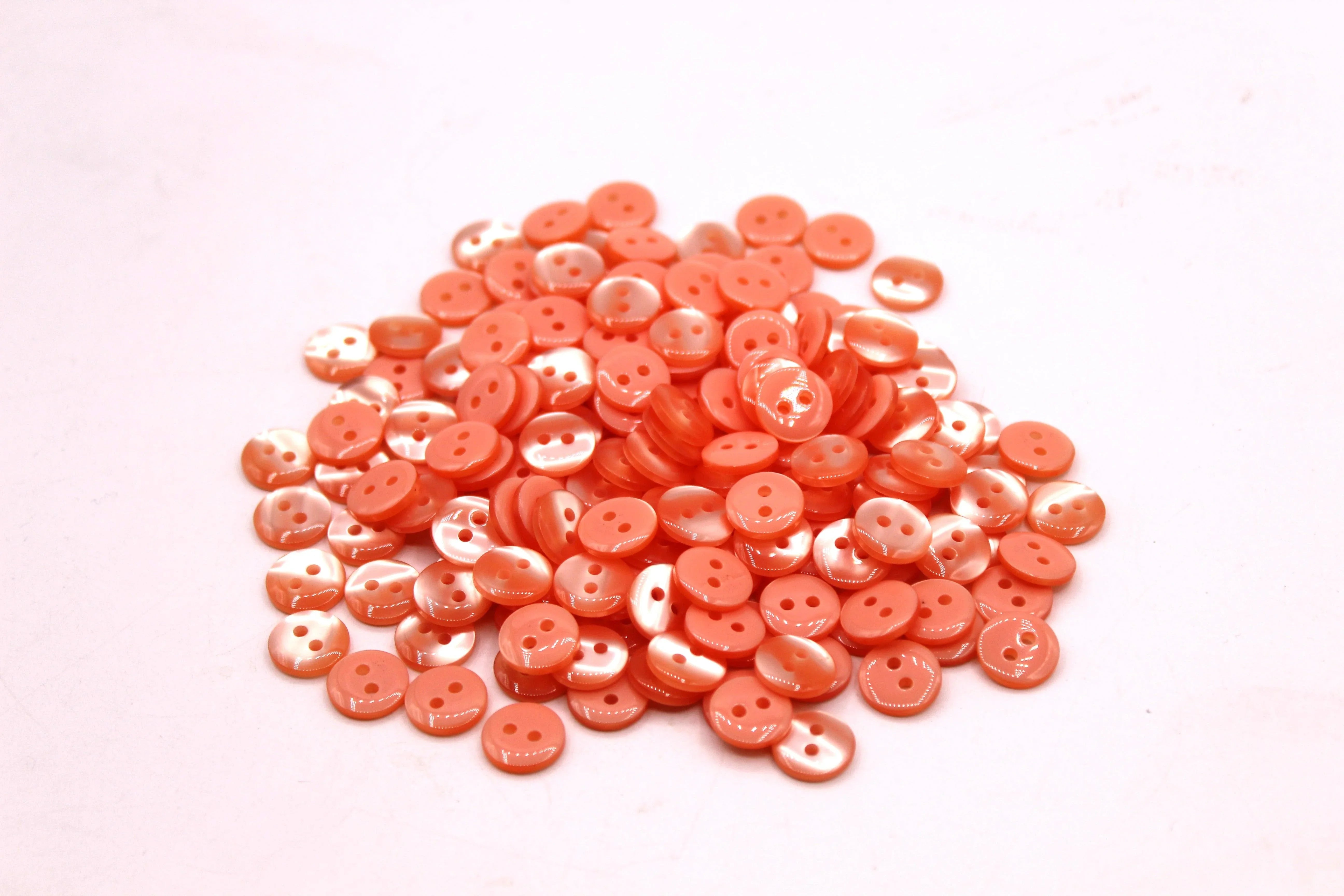 50 pieces 11mm - 2 Holes Polyester Button for Blouses (18") - (KP2 105 18") - ACCESSOIRES LEDUC BV