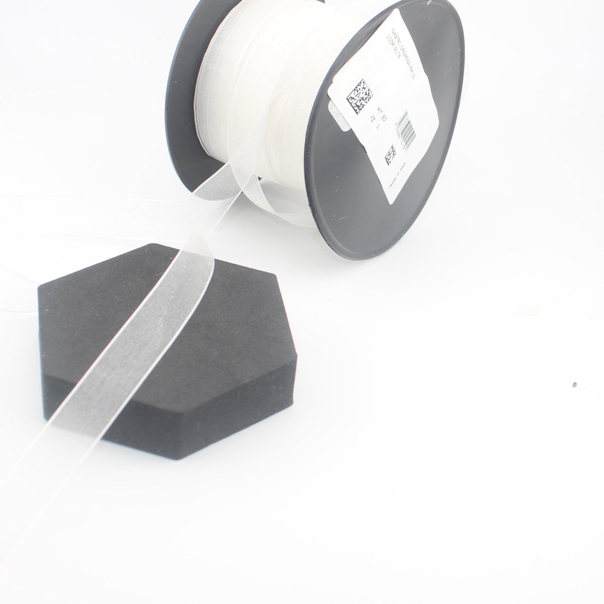 Italienisches Organza-Band, 10 m | Transparentes Band für Hochzeiten und Geschenkverpackungen