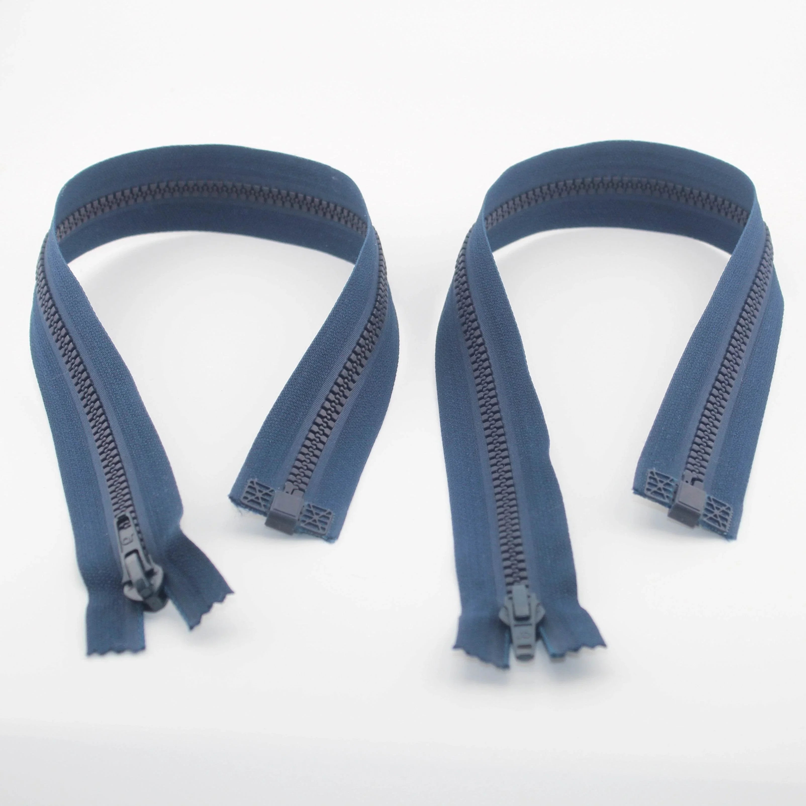 Set of 2 Zippers German Made Solidor Brand 6mm Teeth - ACCESSOIRES LEDUC BV