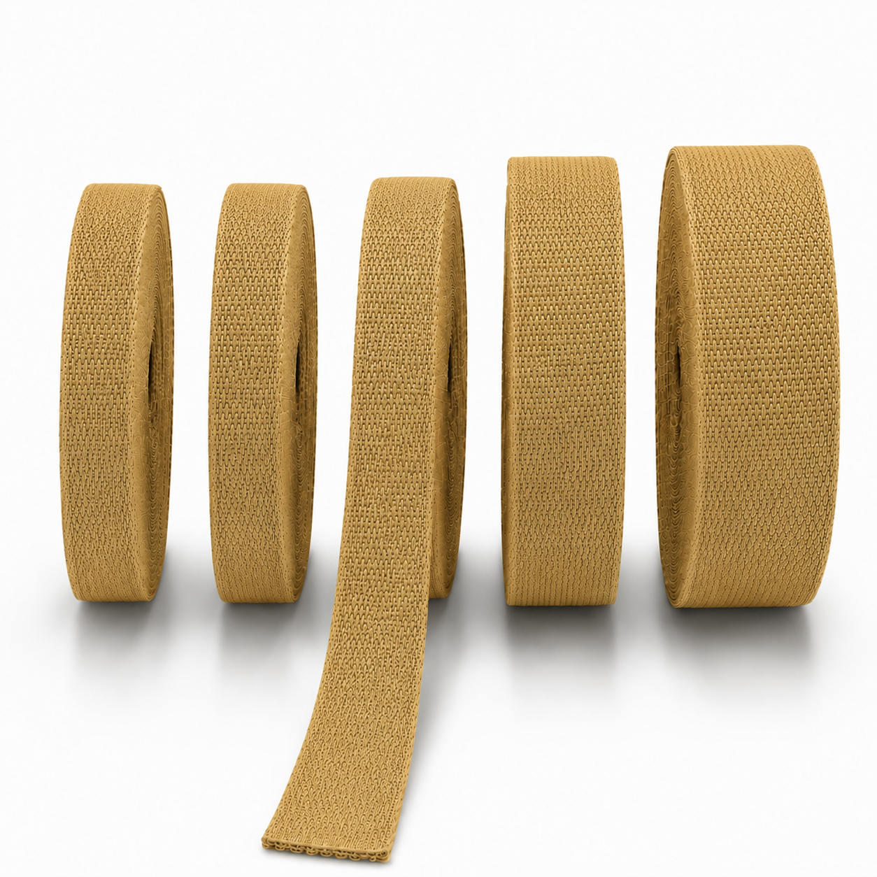 Cotton Webbing Strap Tape 20mm–50mm for Bags, Belts & Sewing Projects