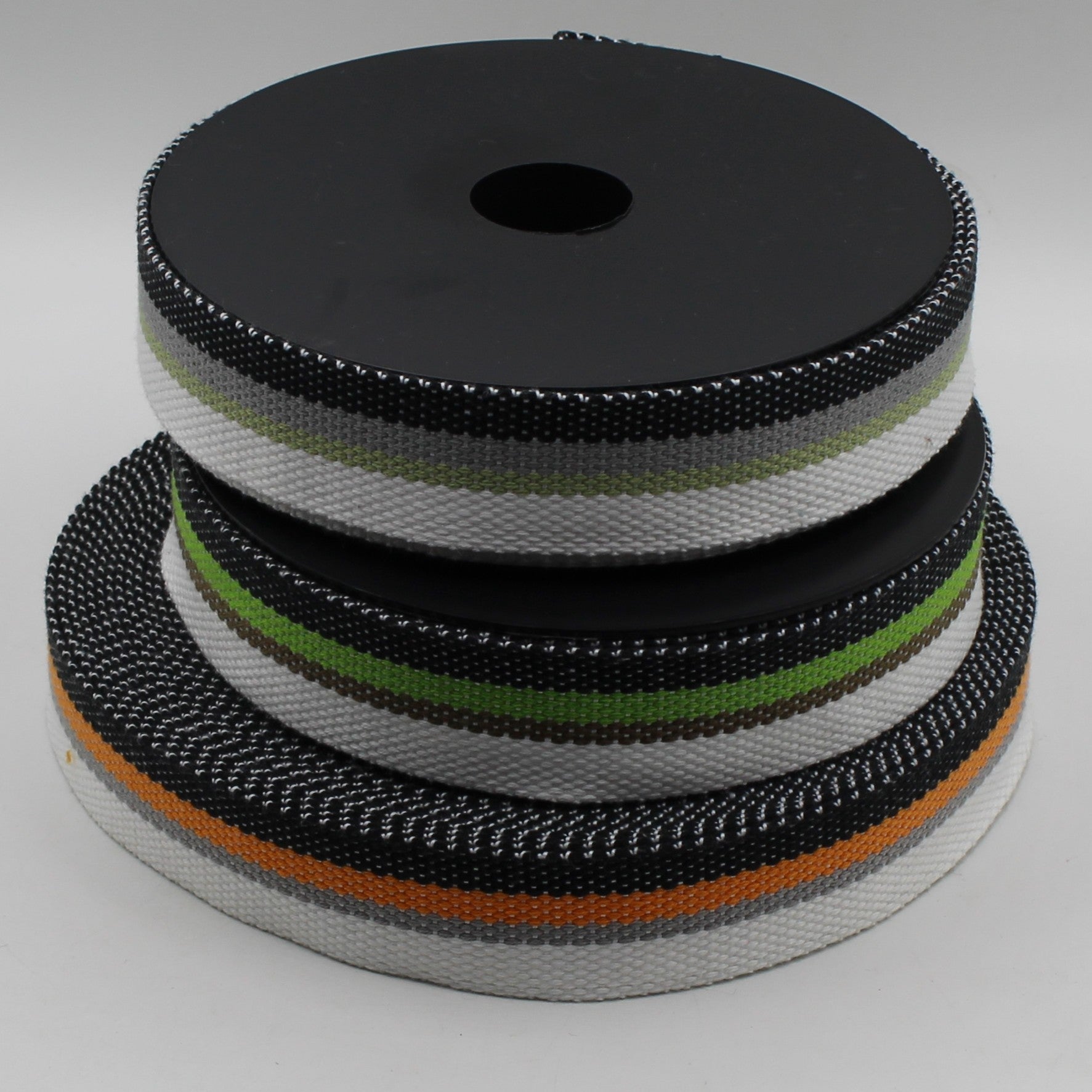 Sangle en toile blanche à 3 couleurs de 30 mm pour sacs, ceintures et couture #RUB1997