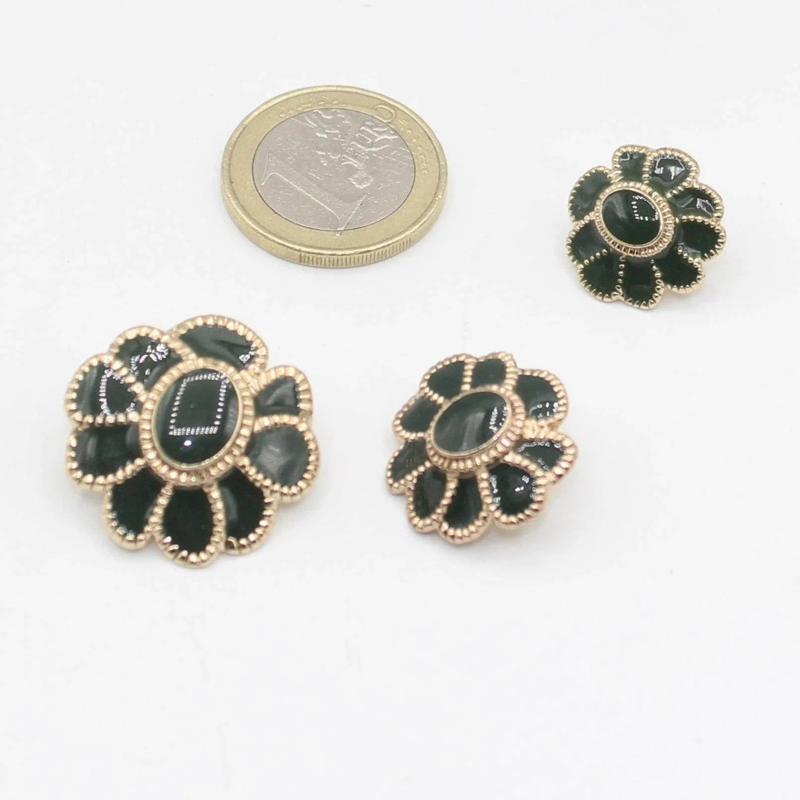 Strass Shank Buttons #VBN64X - ACCESSOIRES LEDUC BV