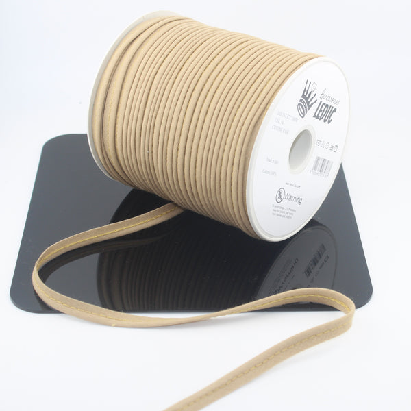 Bordino italiano in cotone in rotolo da 100 m blu navy o beige