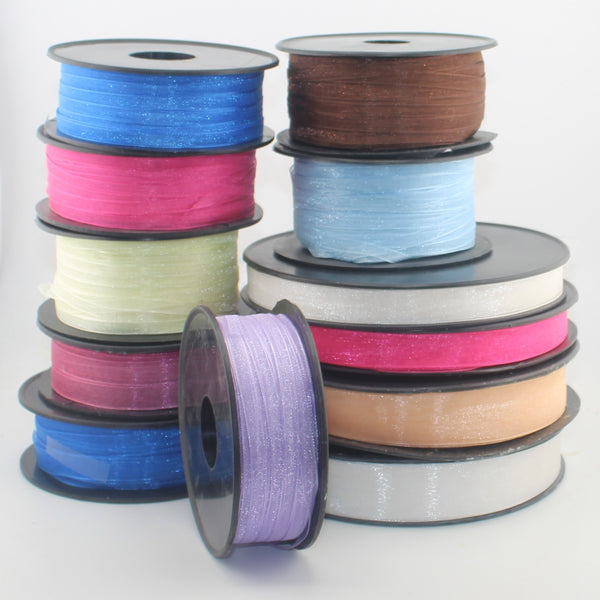 Italian Organza Ribbon 10 m | Sheer Wedding & Gift Wrapping Ribbon