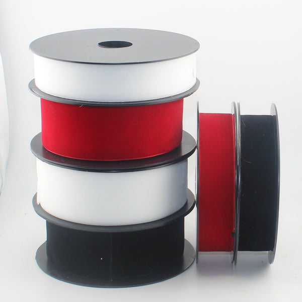 10 m fluwelen lint van hoge kwaliteit 10 mm–50 mm, polyester #VEL1510