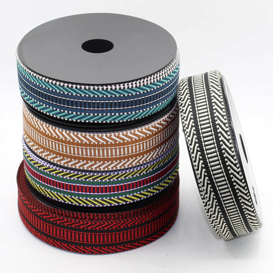 5 meters Ethnic Webbing 38mm #RUB1930 - ACCESSOIRES LEDUC BV