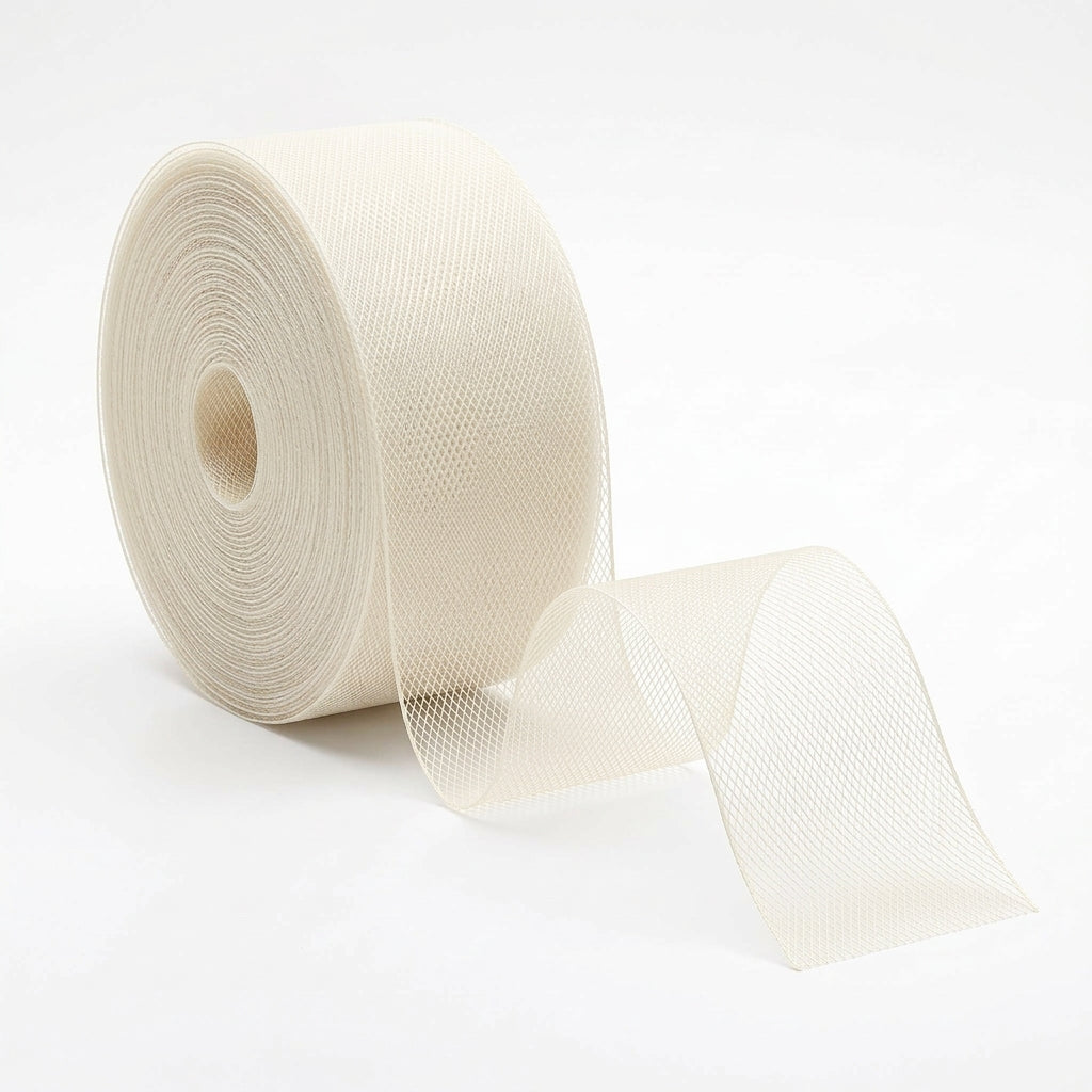 10 meter Horsehair Braid Tape for Dressmaking, Black White or Offwhite; Hem Support and Structured Garments 20 - 100 mm