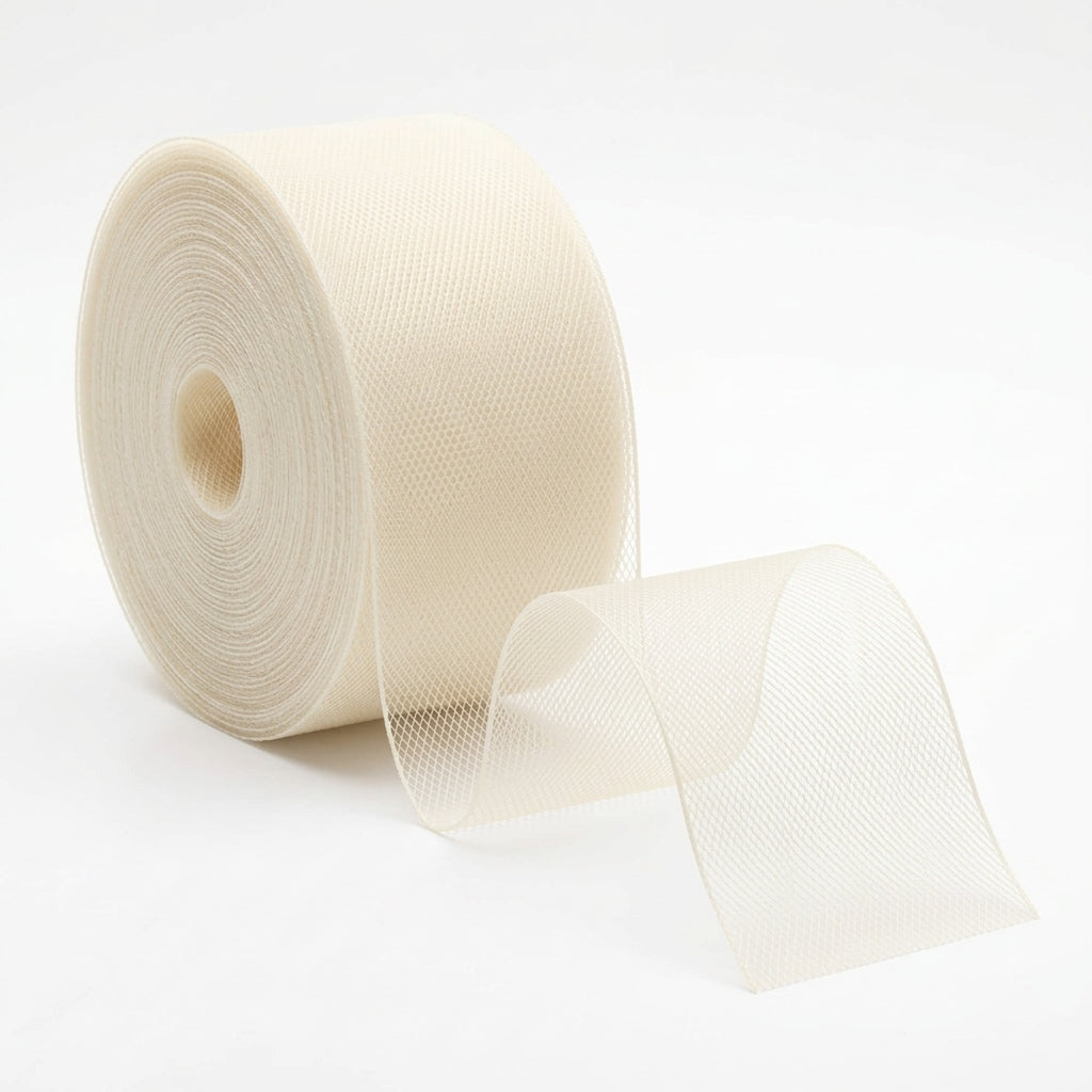 10 meter Horsehair Braid Tape for Dressmaking, Black White or Offwhite; Hem Support and Structured Garments 20 - 100 mm