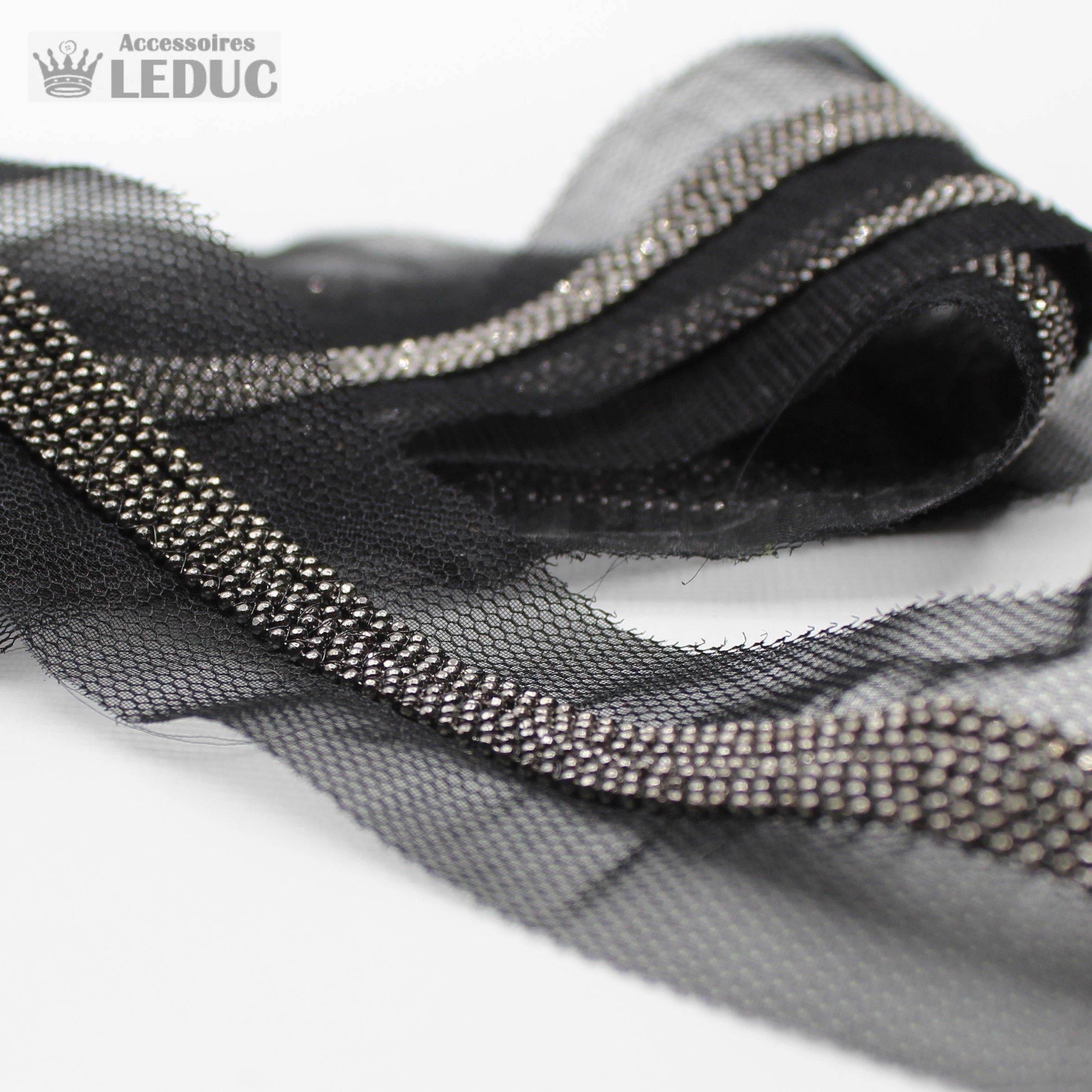 3 meters Trimming 40MM Mesh + Chains Trim #PAS941 - ACCESSOIRES LEDUC BV
