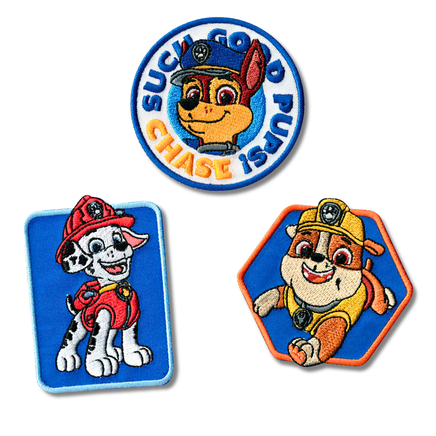 Set aus 3 Kinder- und Anime-Aufbügel-Patches für Kleidung und Taschen