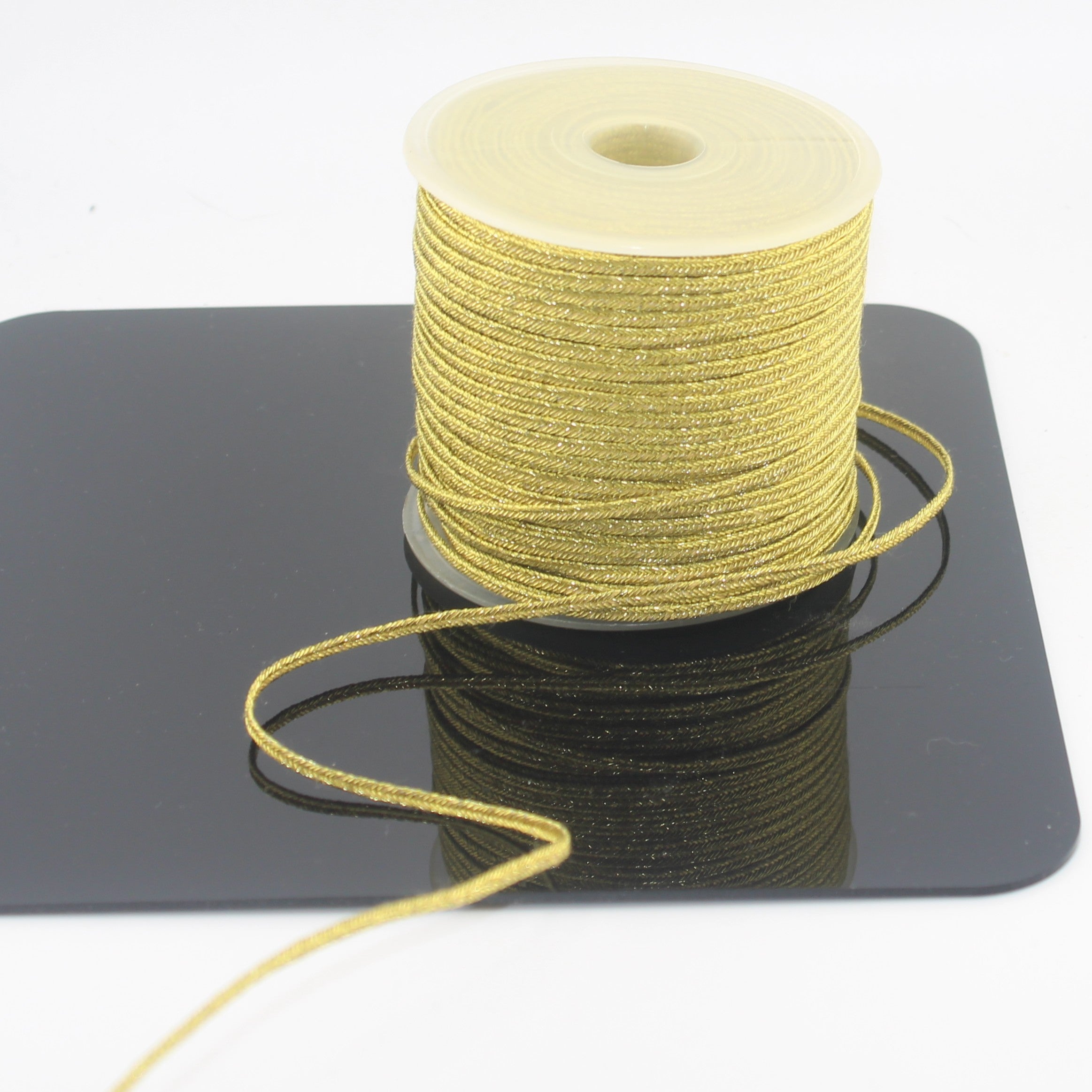 Metallischer Lurex-Soutachebesatz, 10 m