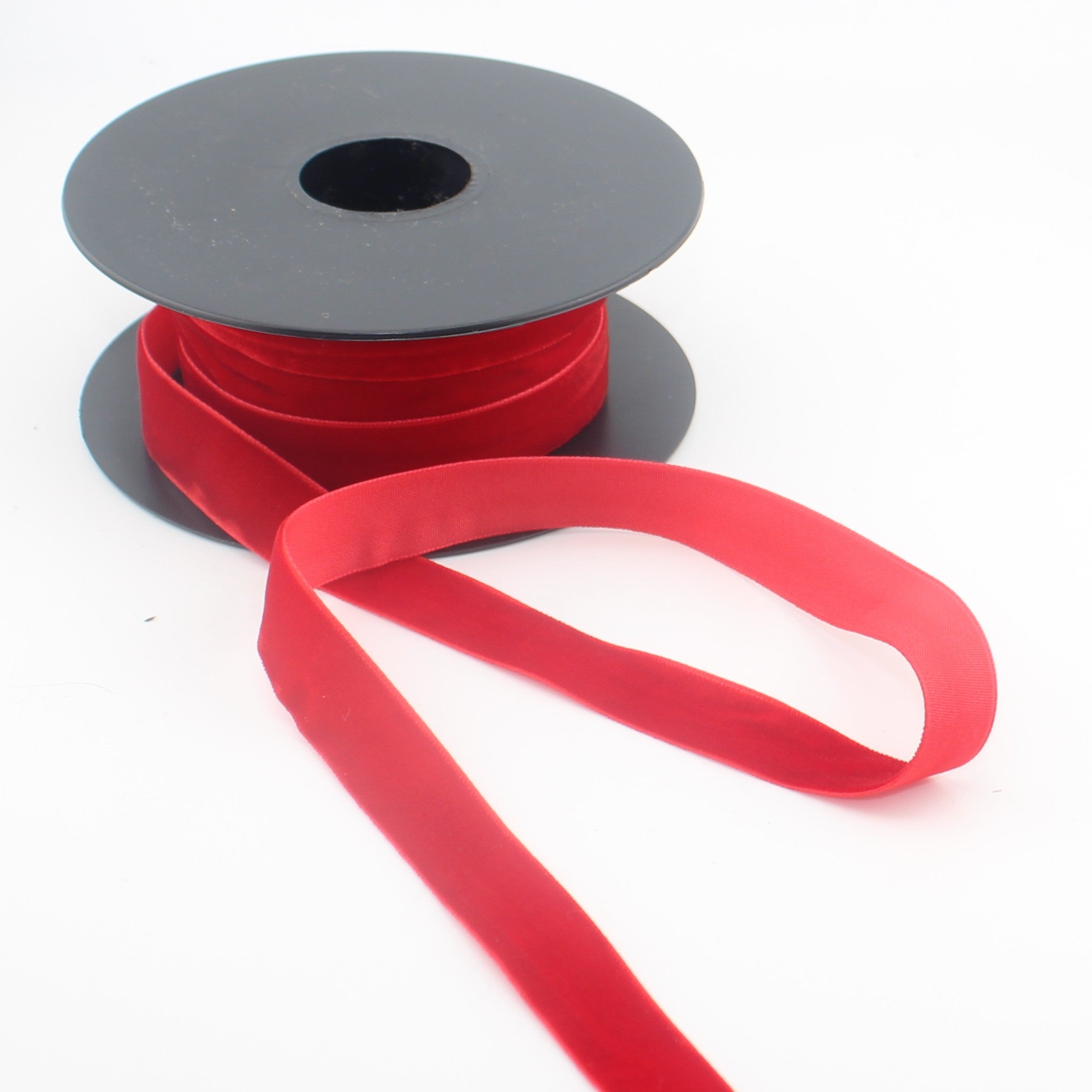 10 m fluwelen lint van hoge kwaliteit 10 mm–50 mm, polyester #VEL1510