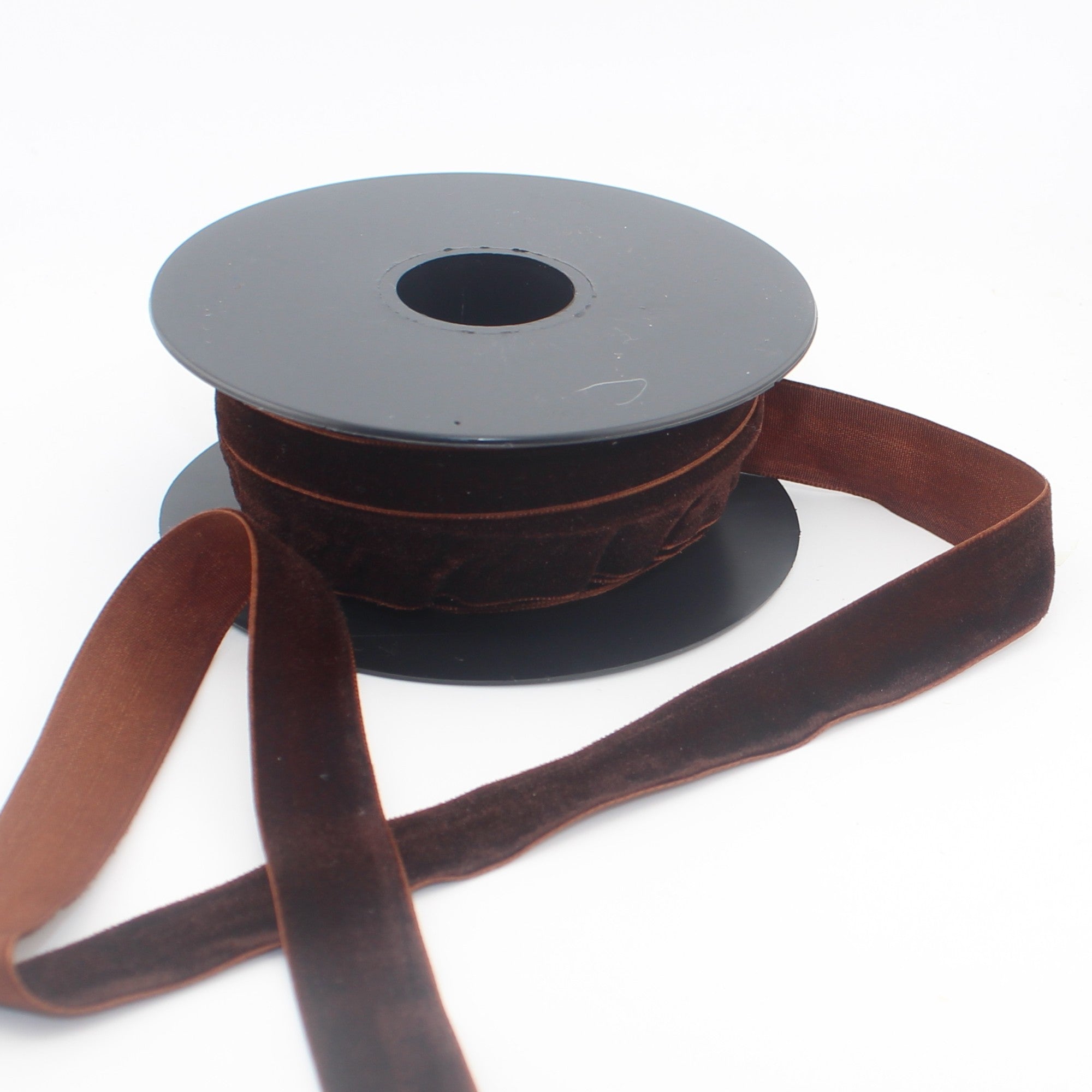 10 m fluwelen lint van hoge kwaliteit 10 mm–50 mm, polyester #VEL1510