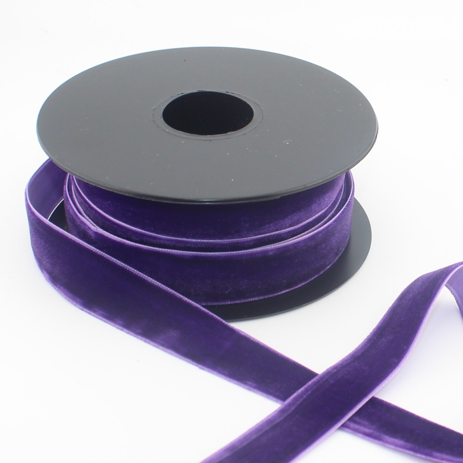 10 m fluwelen lint van hoge kwaliteit 10 mm–50 mm, polyester #VEL1510