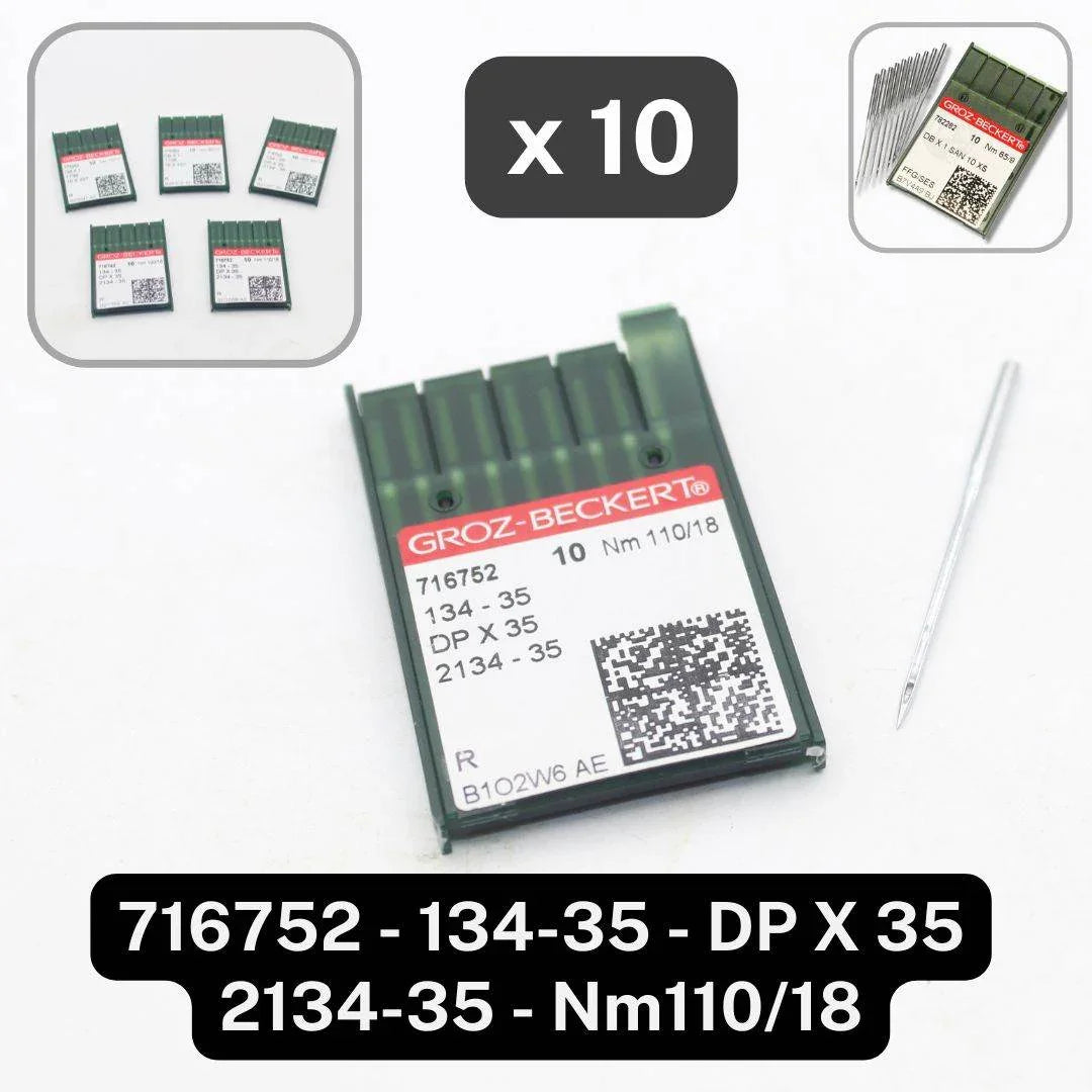 Blister of 10 Groz Beckert Professional Sewing Machine Needles (Round Head) - ACCESSOIRES LEDUC BV