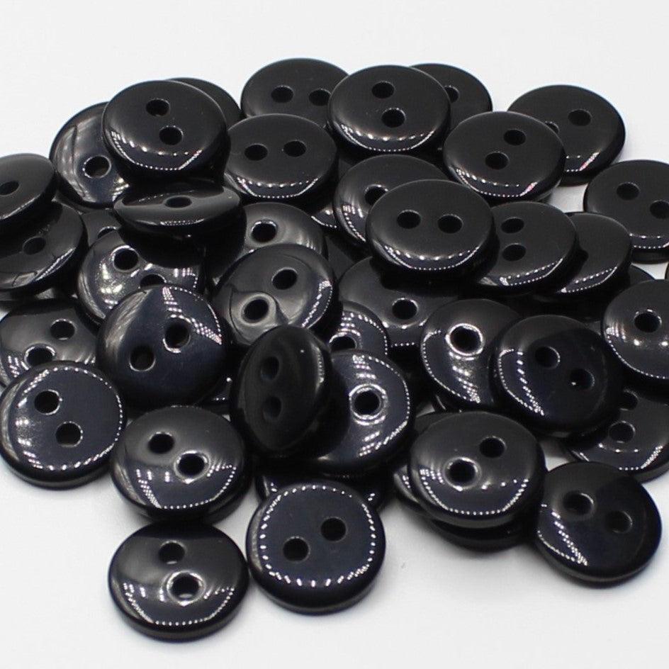 50 pieces 11mm - 2 Holes Polyester Button for Blouses (18") - (KP2 105 18") - ACCESSOIRES LEDUC BV