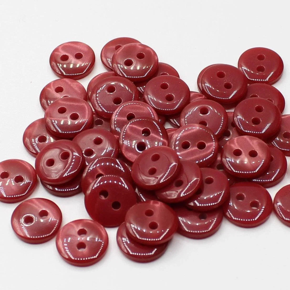 50 pieces 13mm - 2 Holes Polyester Button for Blouses (20") - (KP2 105 20") - ACCESSOIRES LEDUC BV