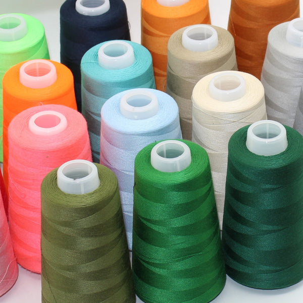 Polyester Overlock Thread 3000 m | 100% Polyester Serger Yarn