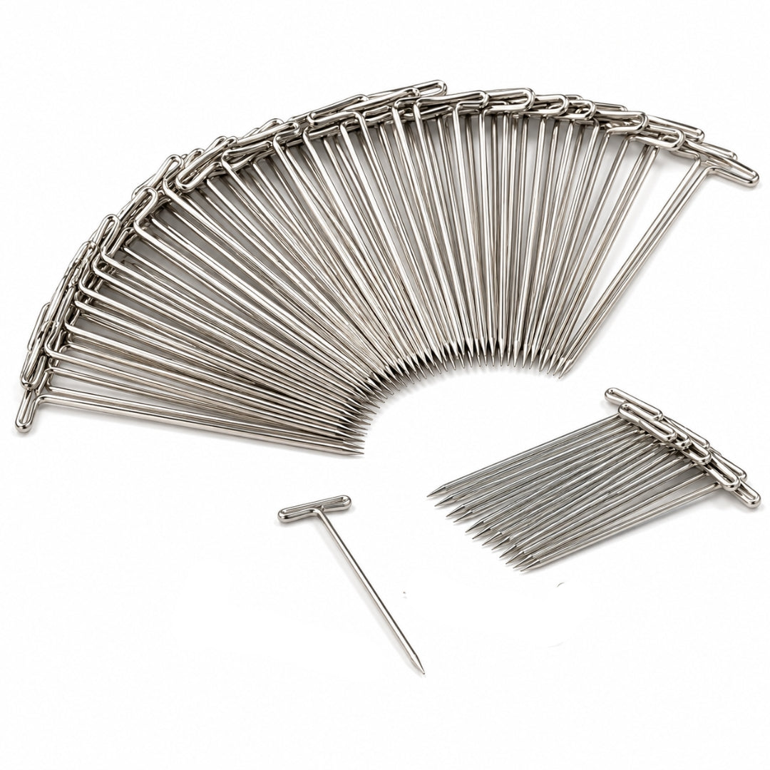 27mm T-Pins for Sewing, Quilting & Blocking – Pack of 500