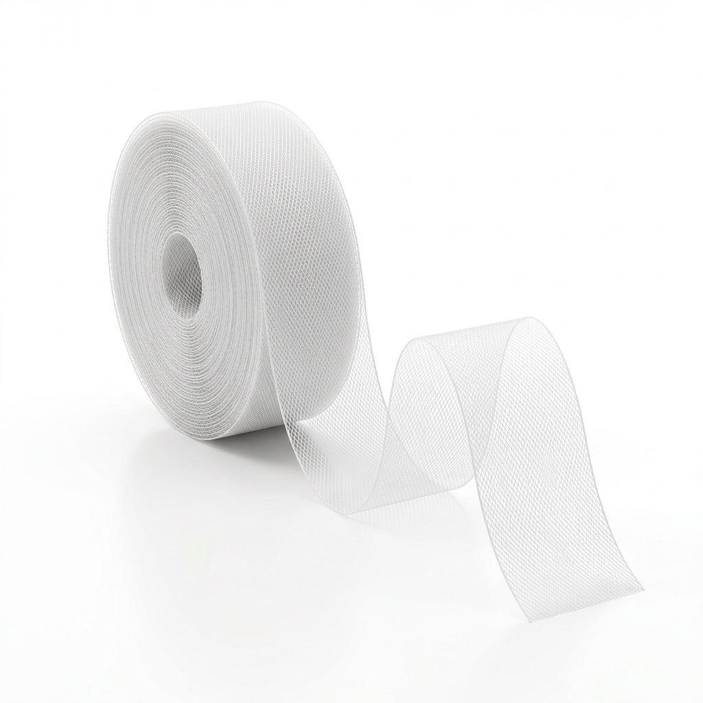 10 meter Horsehair Braid Tape for Dressmaking, Black White or Offwhite; Hem Support and Structured Garments 20 - 100 mm