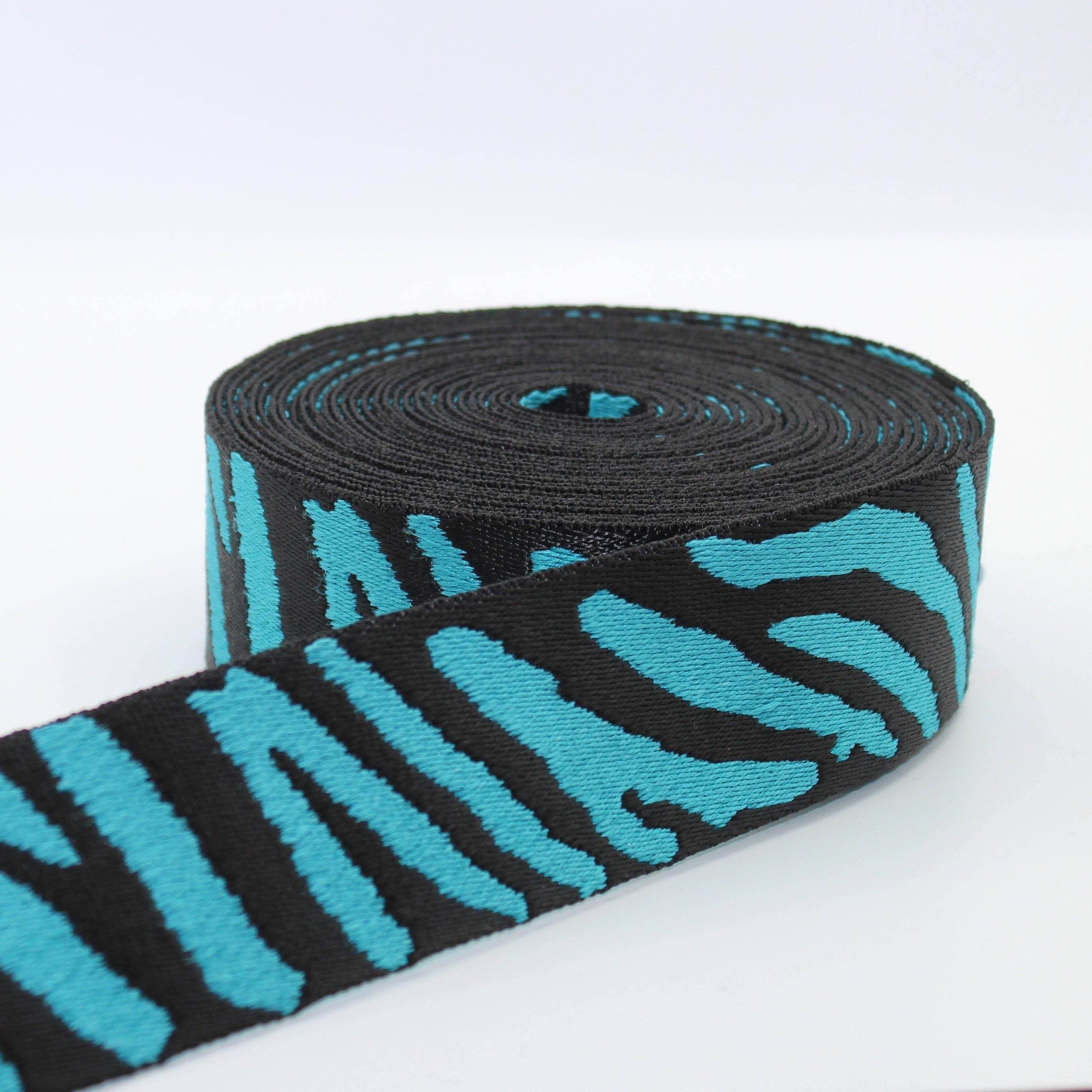 5 meters Zebra Webbing 50mm #RUB1944 - ACCESSOIRES LEDUC BV
