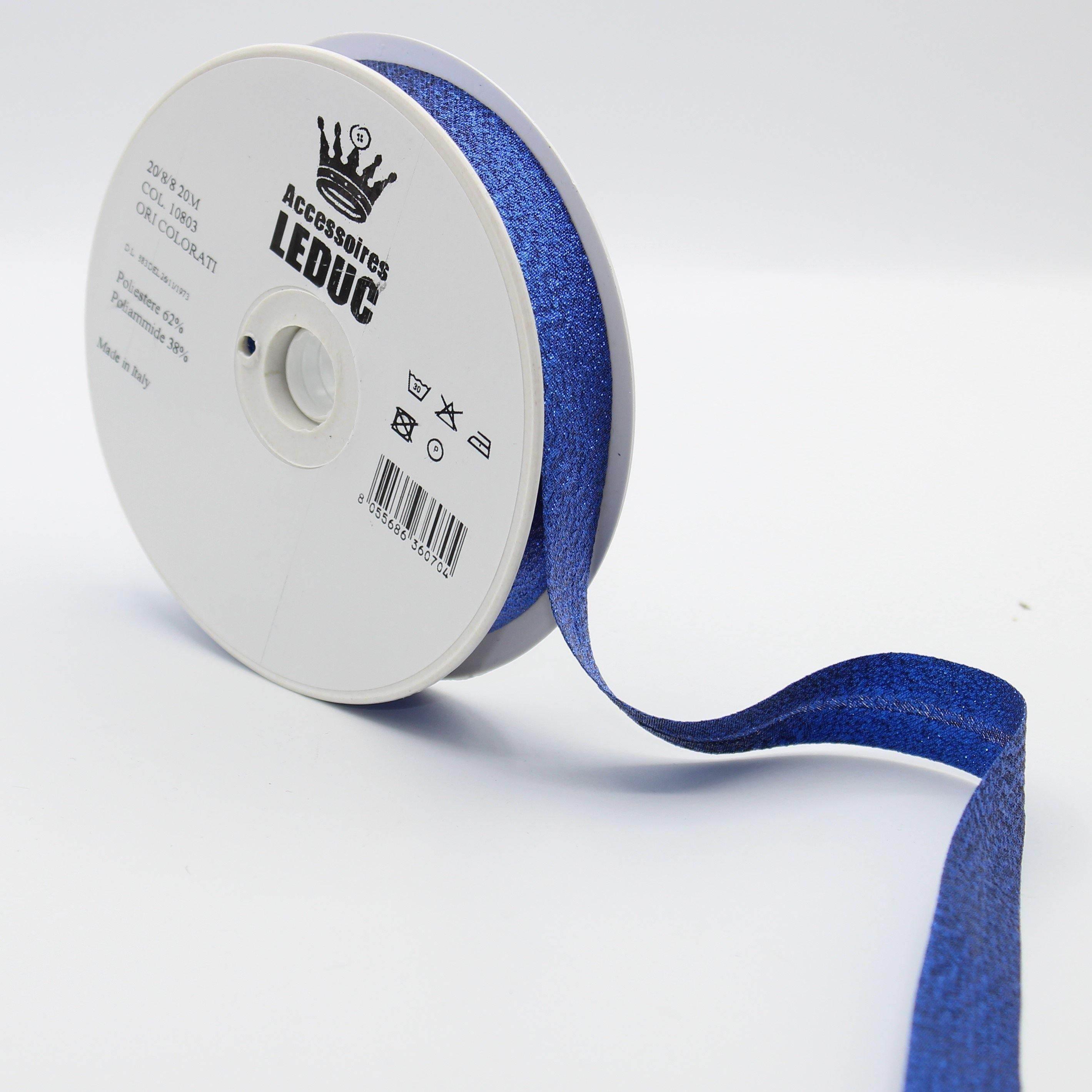 20MT or 100MT - LUREX BIAS BINDING / 20mm (20+8+8mm) #SBI524 - ACCESSOIRES LEDUC BV