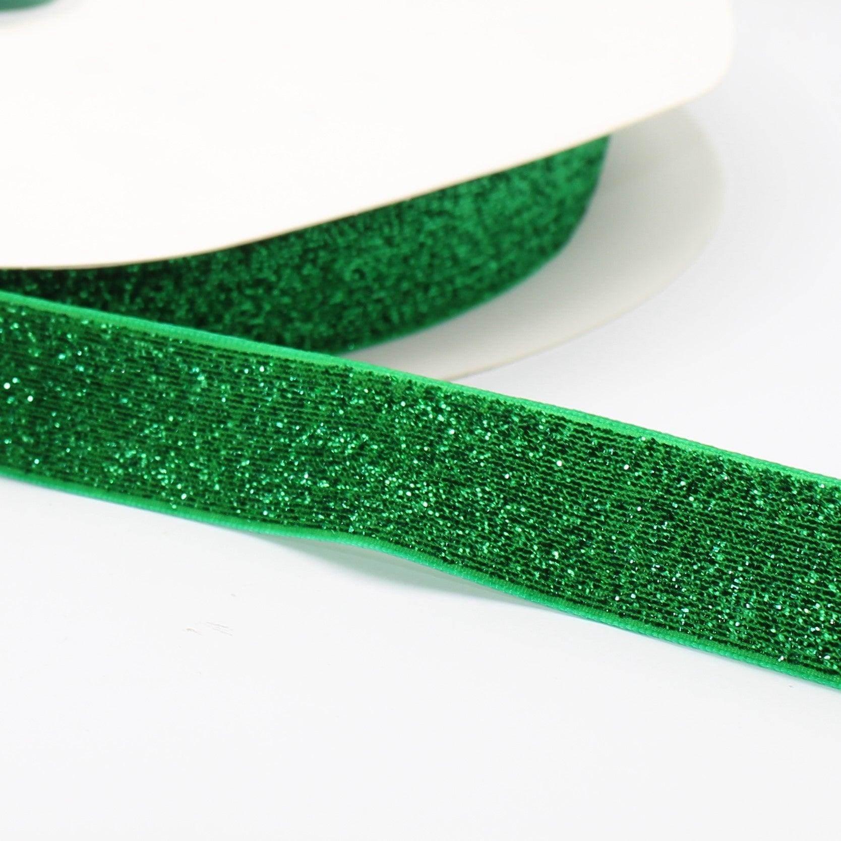 5 Meters 10 / 15 / 25mm Glitter Lurex Velvet Ribbons #VEL1502 - ACCESSOIRES LEDUC BV