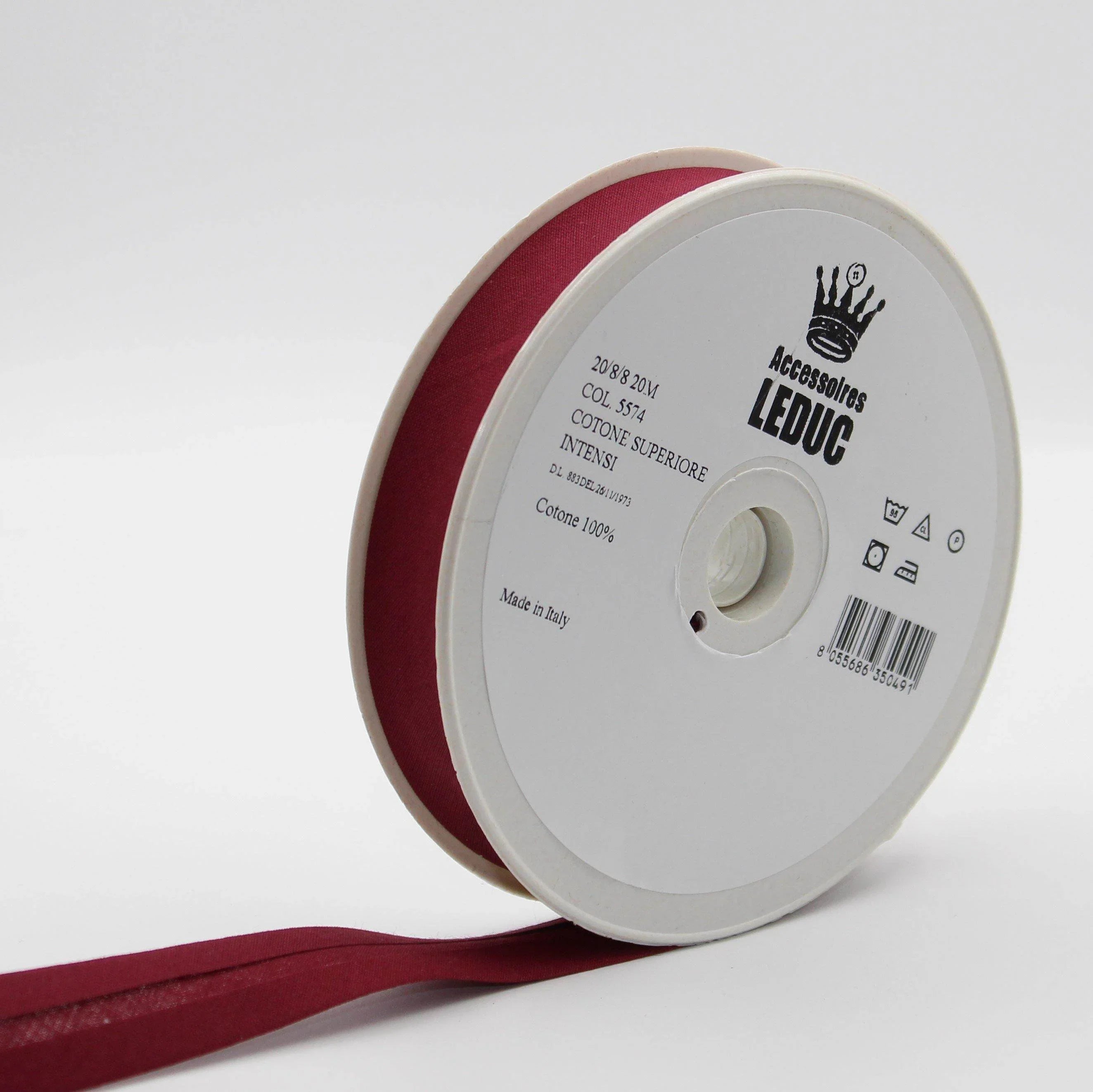 20MT - COTTON BIAS BINDING / 20mm - 20/8/8 #SBI517 - ACCESSOIRES LEDUC BV
